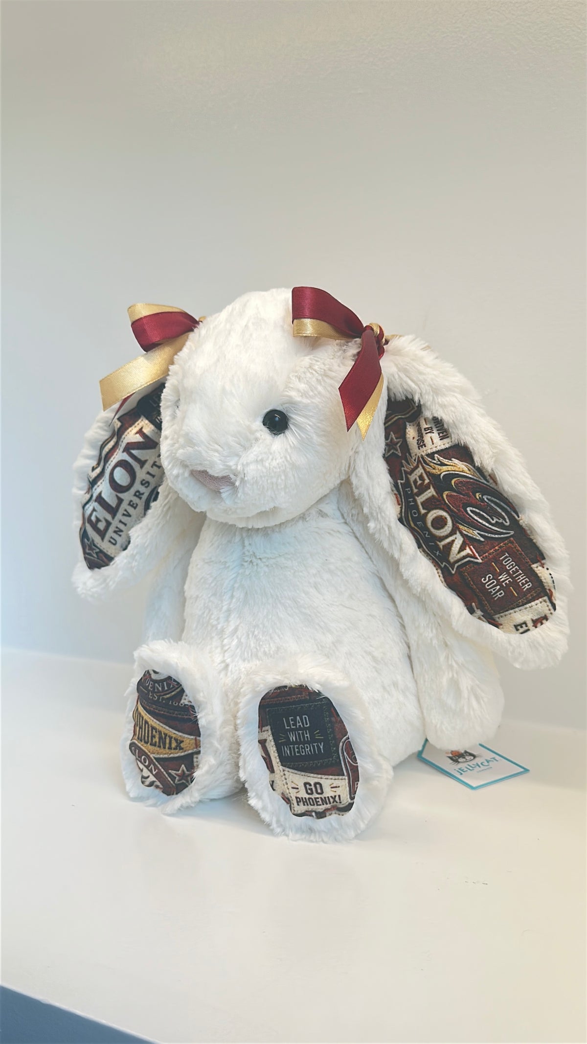 Elon University Custom College Jellycat Bunny