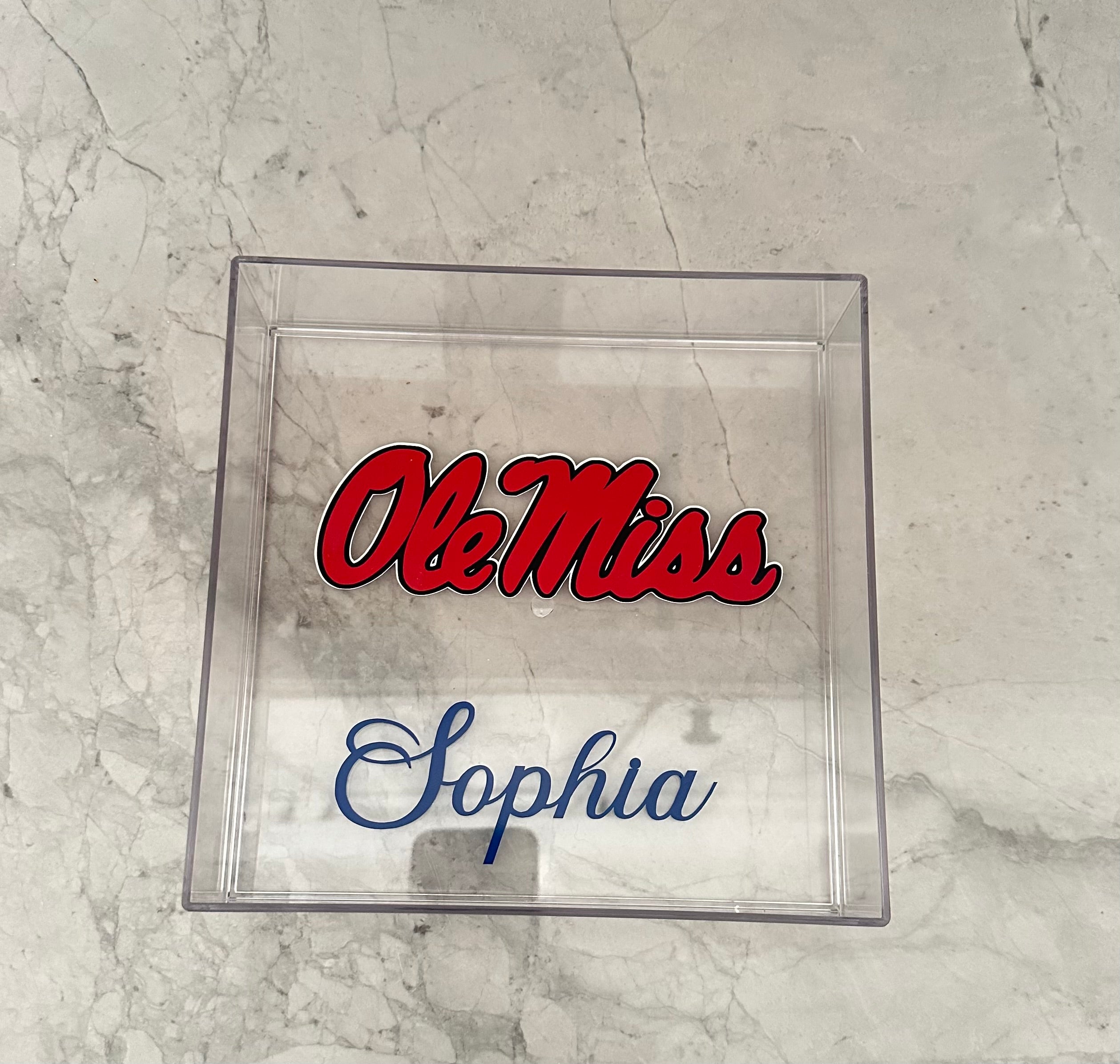 Customizable Acrylic Trays, College Acceptance Gifts, Personalized Graduation Gift, College Gifts, High School Graduation Gift, College Merch, Dorm Decor