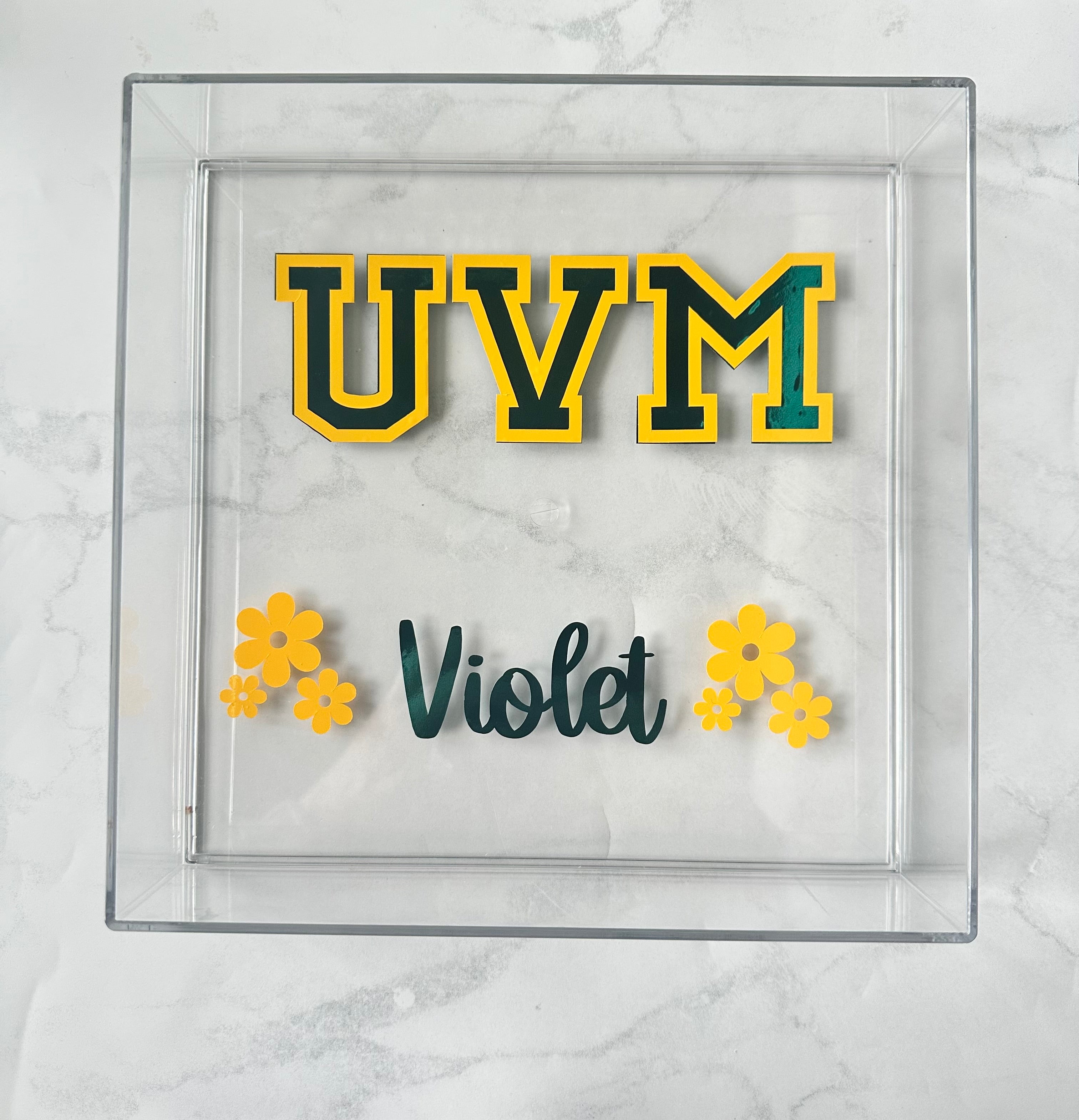 Customizable Acrylic Trays, College Acceptance Gifts, Personalized Graduation Gift, College Gifts, High School Graduation Gift, College Merch, Dorm Decor