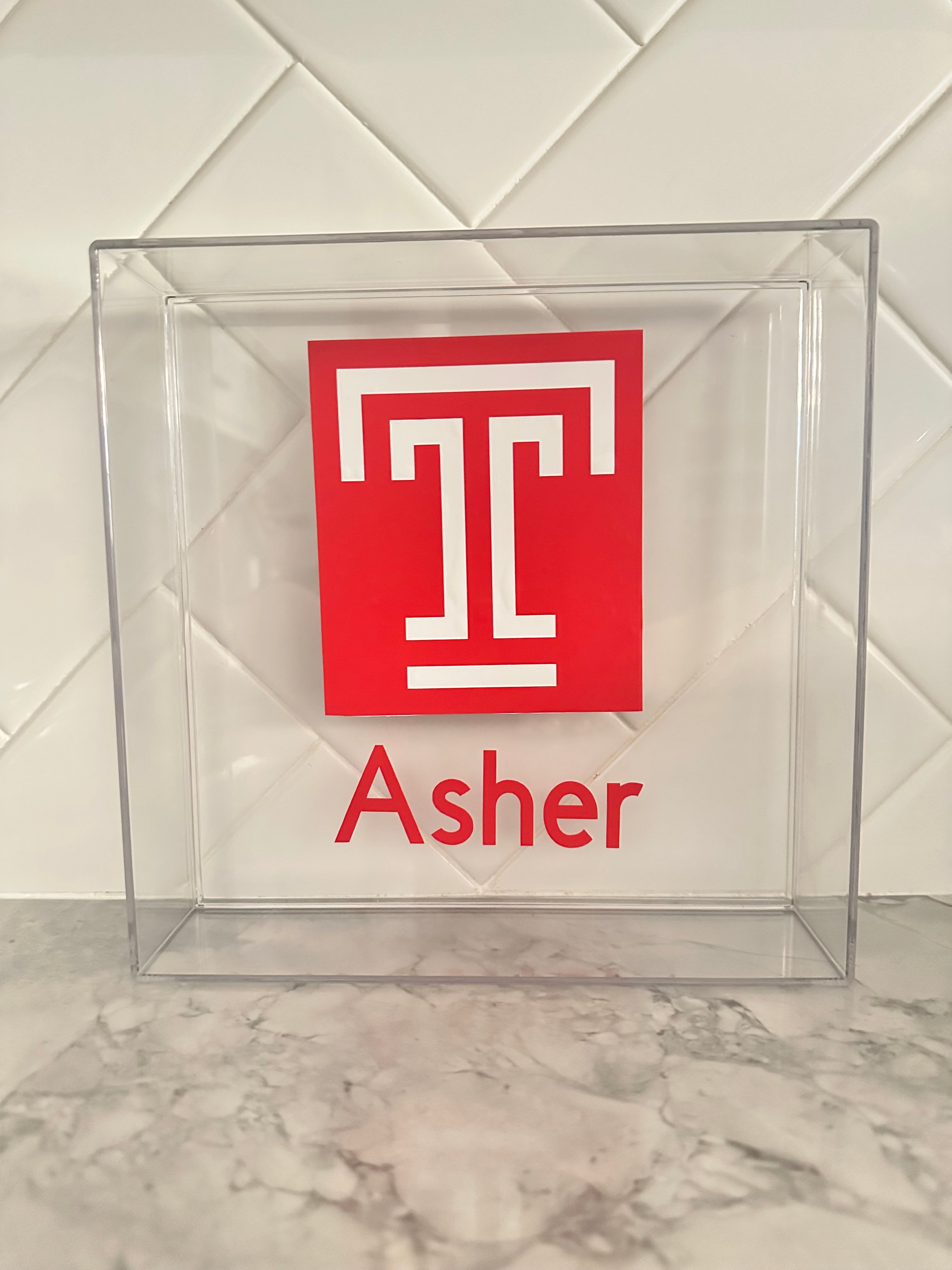 Customizable Acrylic Trays, College Acceptance Gifts, Personalized Graduation Gift, College Gifts, High School Graduation Gift, College Merch, Dorm Decor