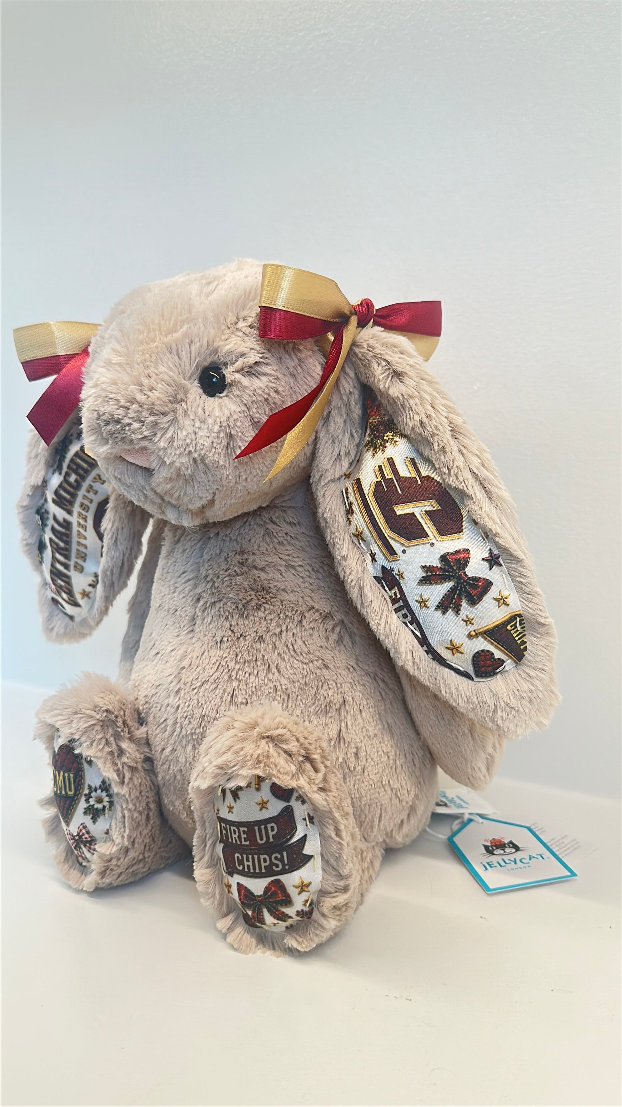 Central Michigan University Fully Custom Jellycat Bunny