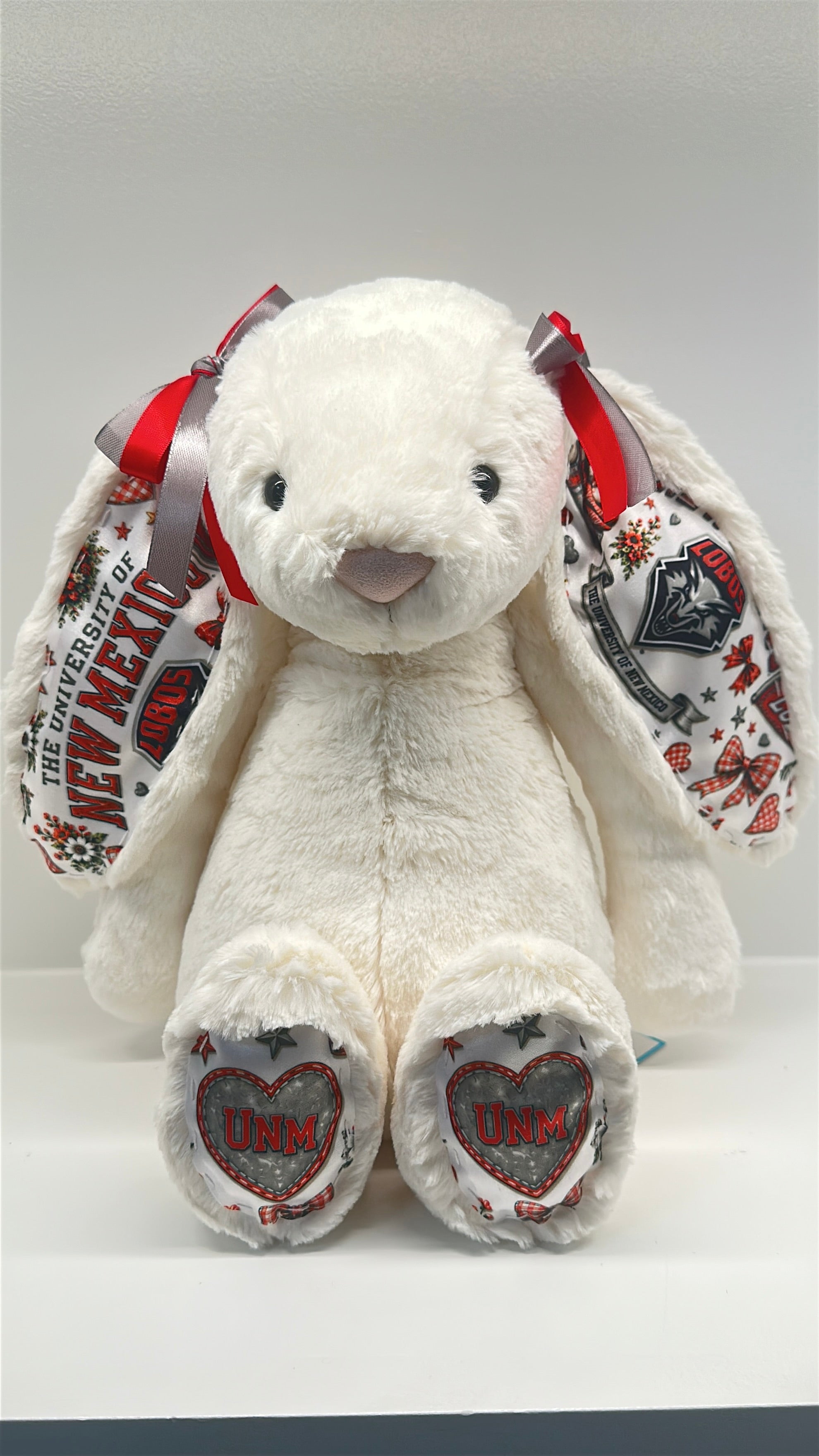 University of New Mexico  Lobos Fully Custom College Jellycat Bunny