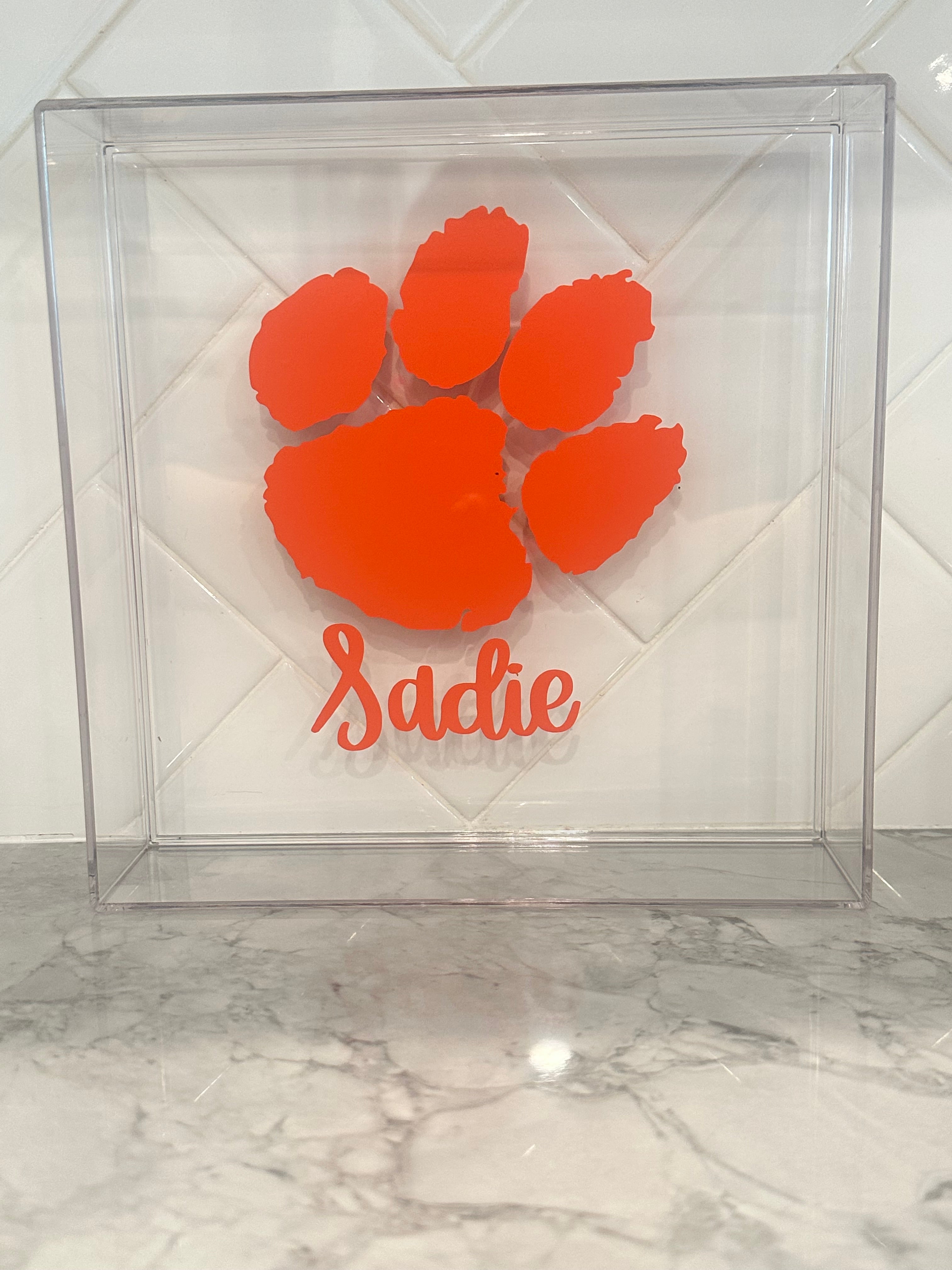 Customizable Acrylic Trays, College Acceptance Gifts, Personalized Graduation Gift, College Gifts, High School Graduation Gift, College Merch, Dorm Decor