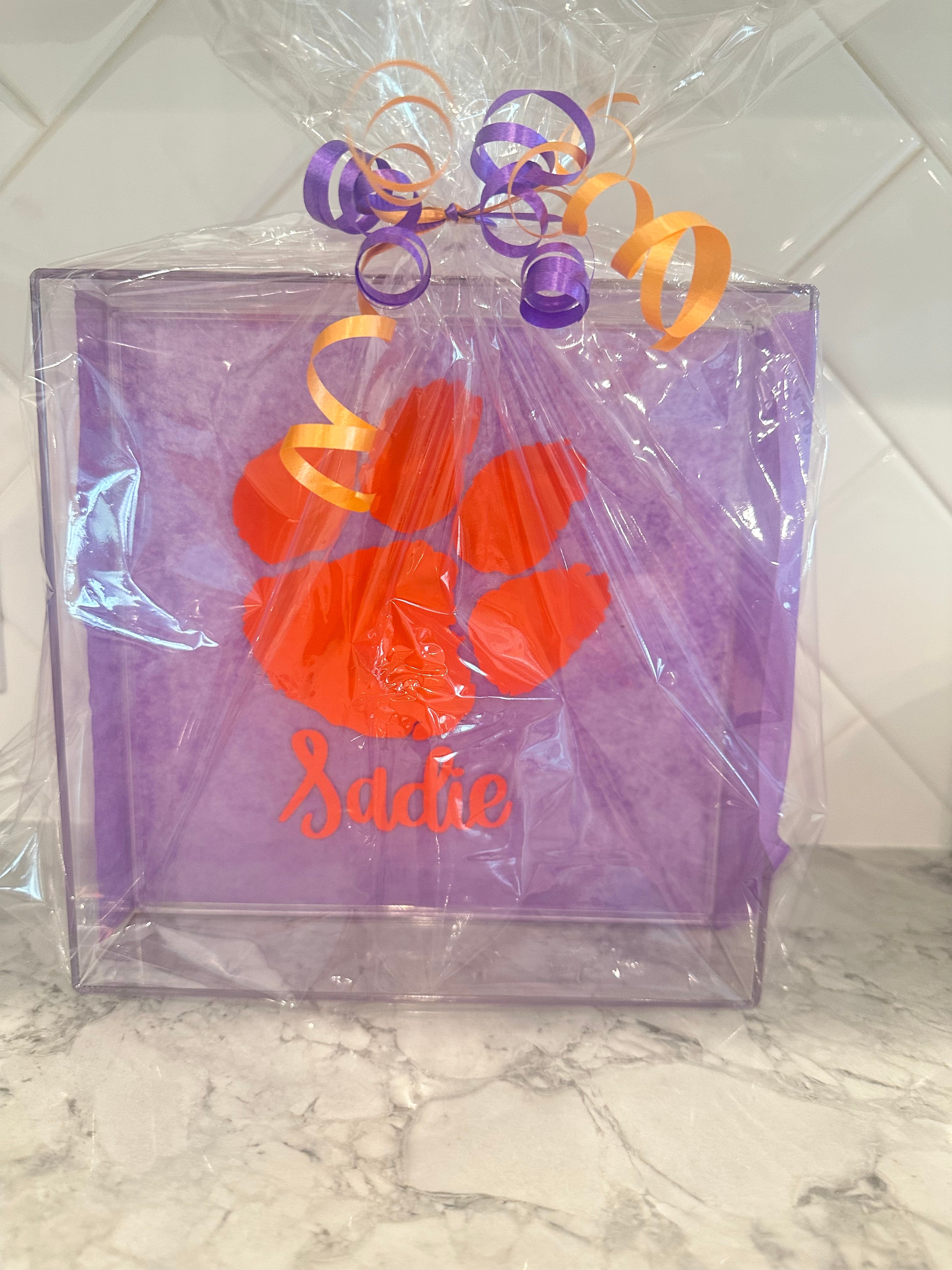 Customizable Acrylic Trays, College Acceptance Gifts, Personalized Graduation Gift, College Gifts, High School Graduation Gift, College Merch, Dorm Decor
