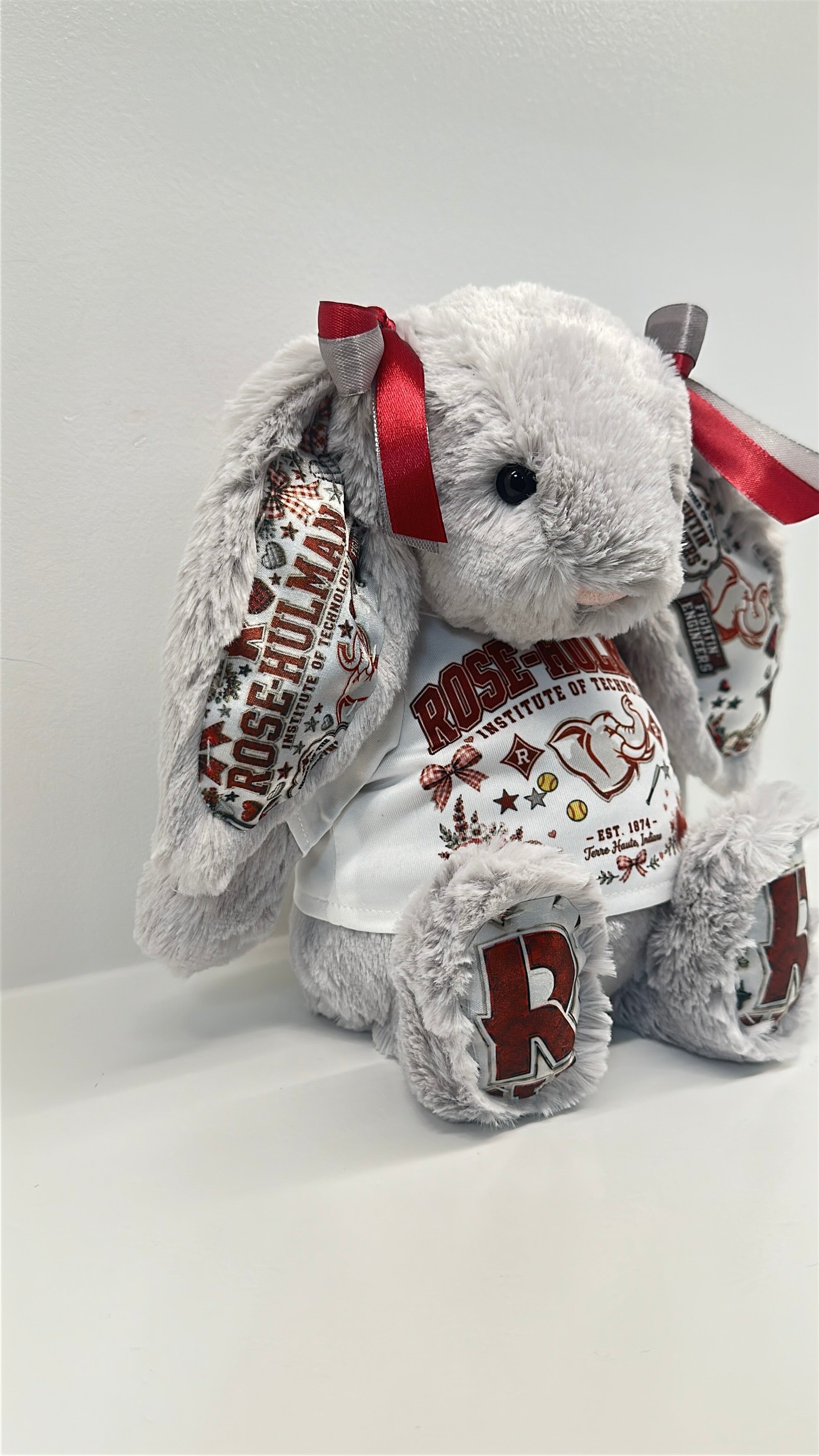 Rose-Hullman Institute of Technology Fully Custom Jellycat Bunny