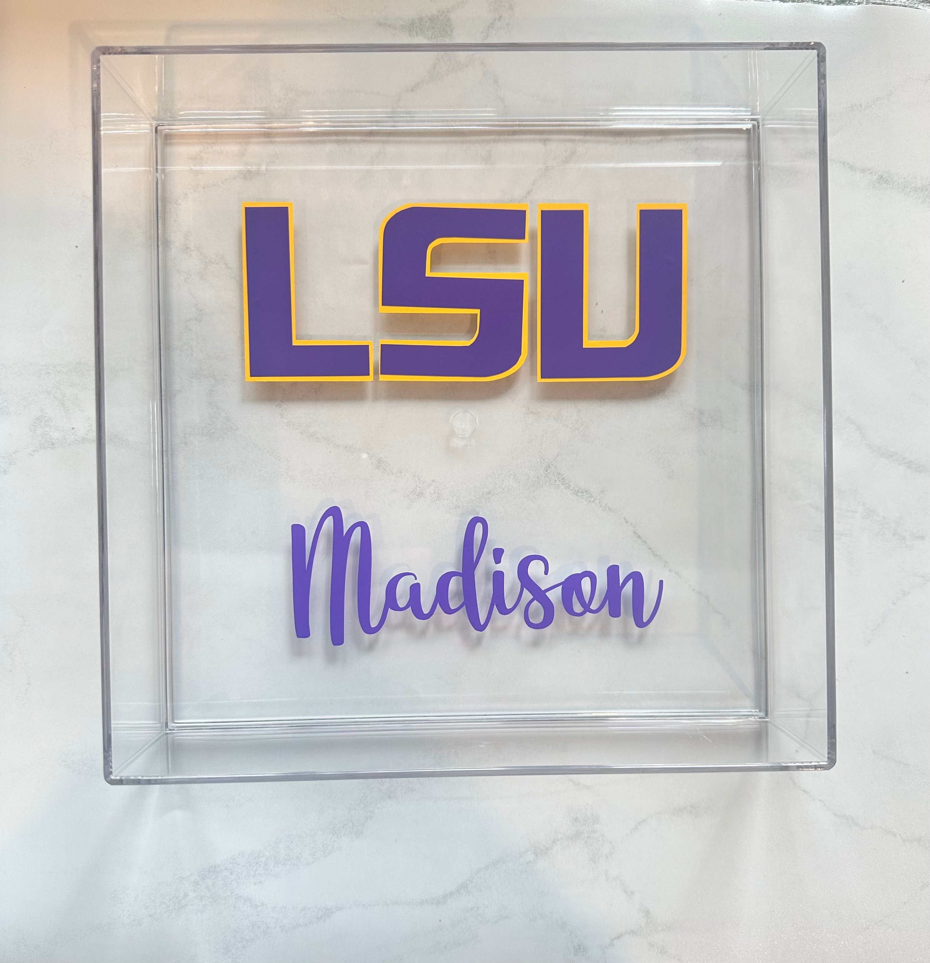 Customizable Acrylic Trays, College Acceptance Gifts, Personalized Graduation Gift, College Gifts, High School Graduation Gift, College Merch, Dorm Decor