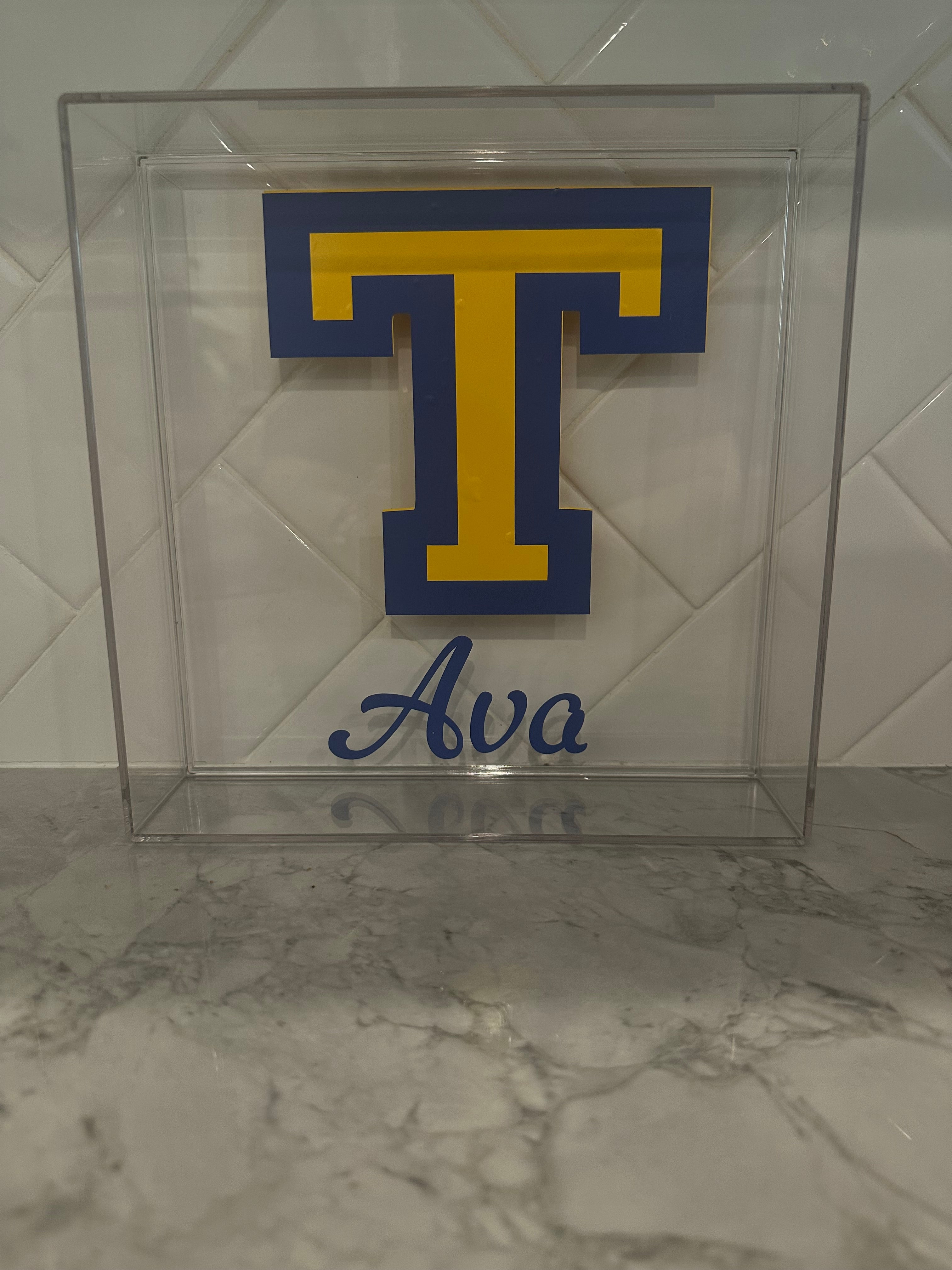 Customizable Acrylic Trays, College Acceptance Gifts, Personalized Graduation Gift, College Gifts, High School Graduation Gift, College Merch, Dorm Decor
