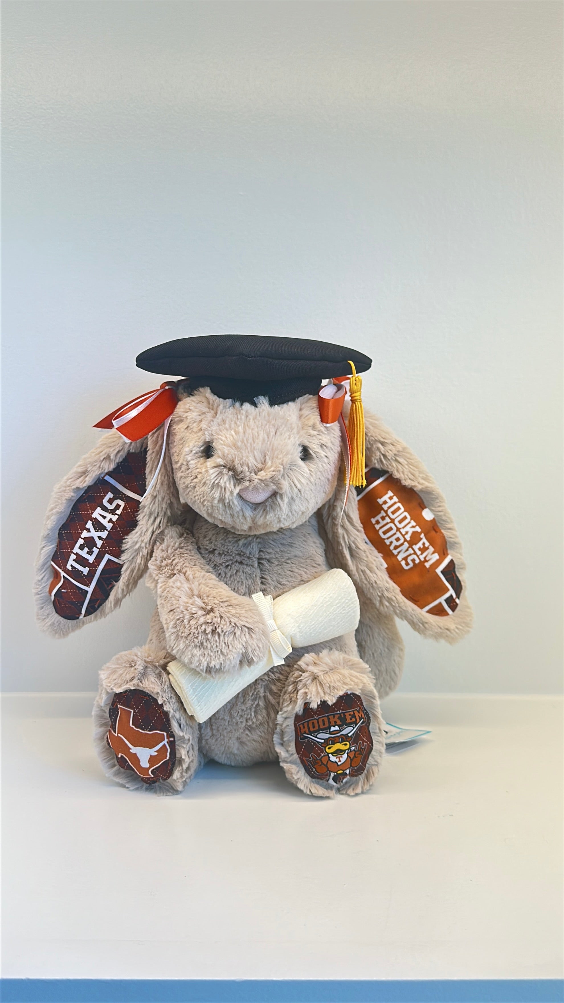 University of Texas at Austin (Texas Longhorns) College Jellycat Bunny
