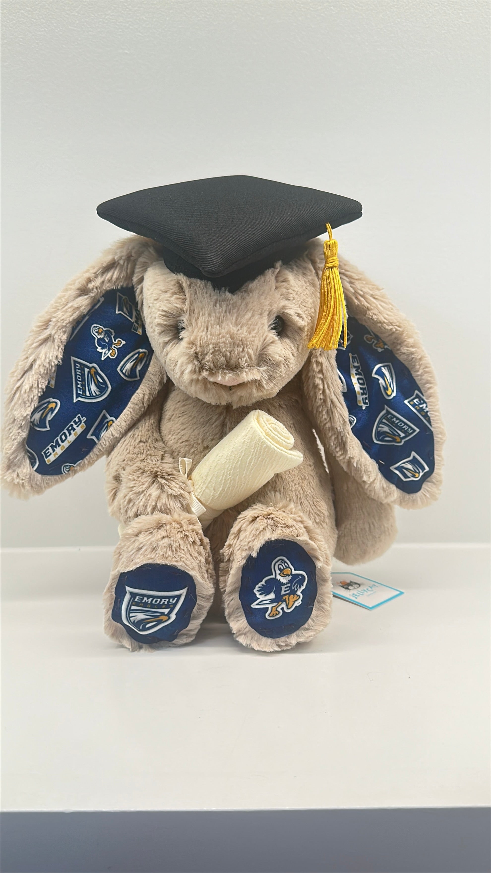Emory University Fully Custom College Jellycat Bunny