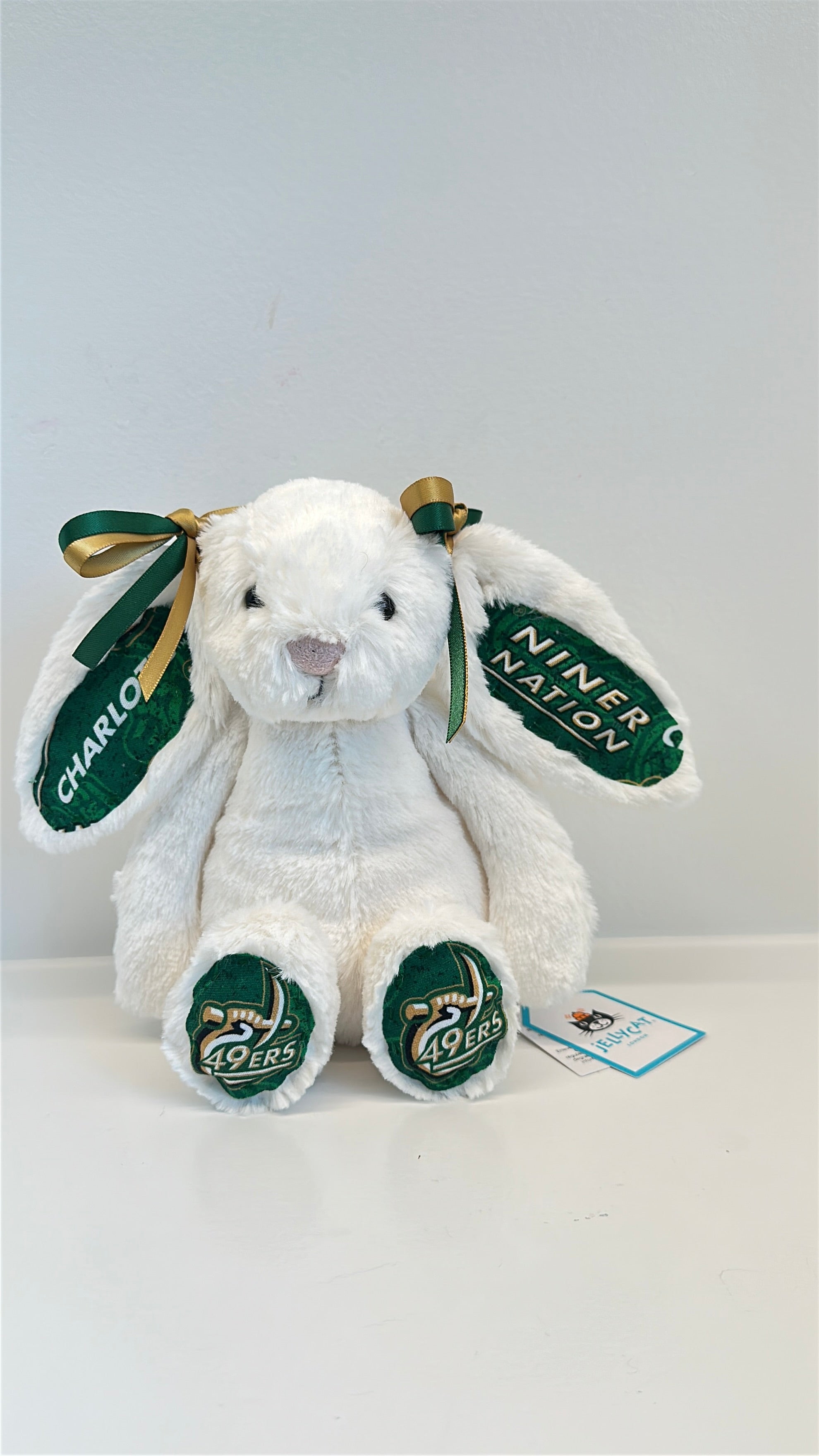 University of North Carolina at Charlotte (UNC Charlotte) College Jellycat Bunny