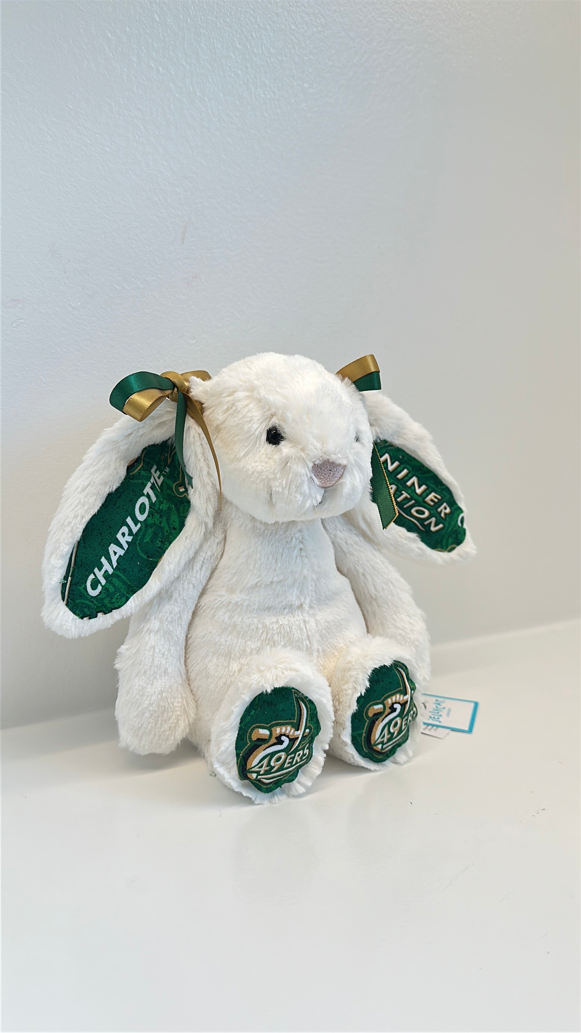 University of North Carolina at Charlotte (UNC Charlotte) College Jellycat Bunny
