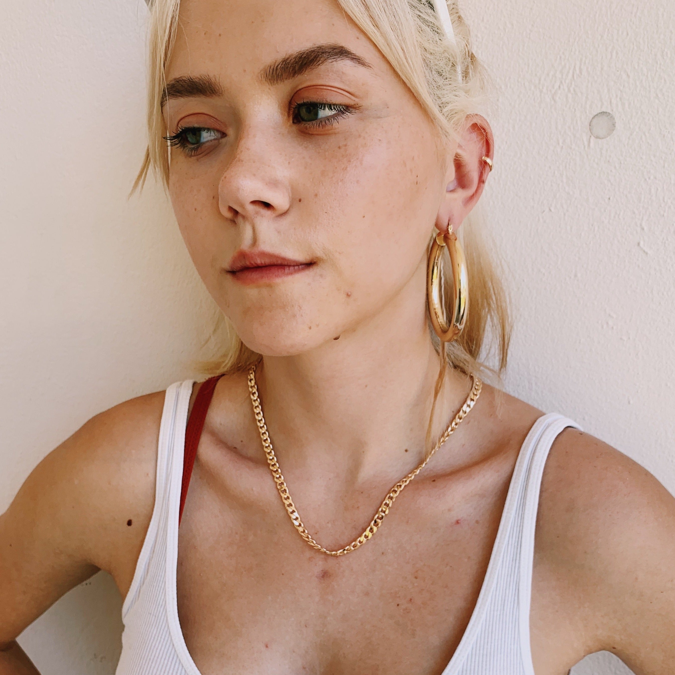Views & Co. Large All Day Hoop Earrings