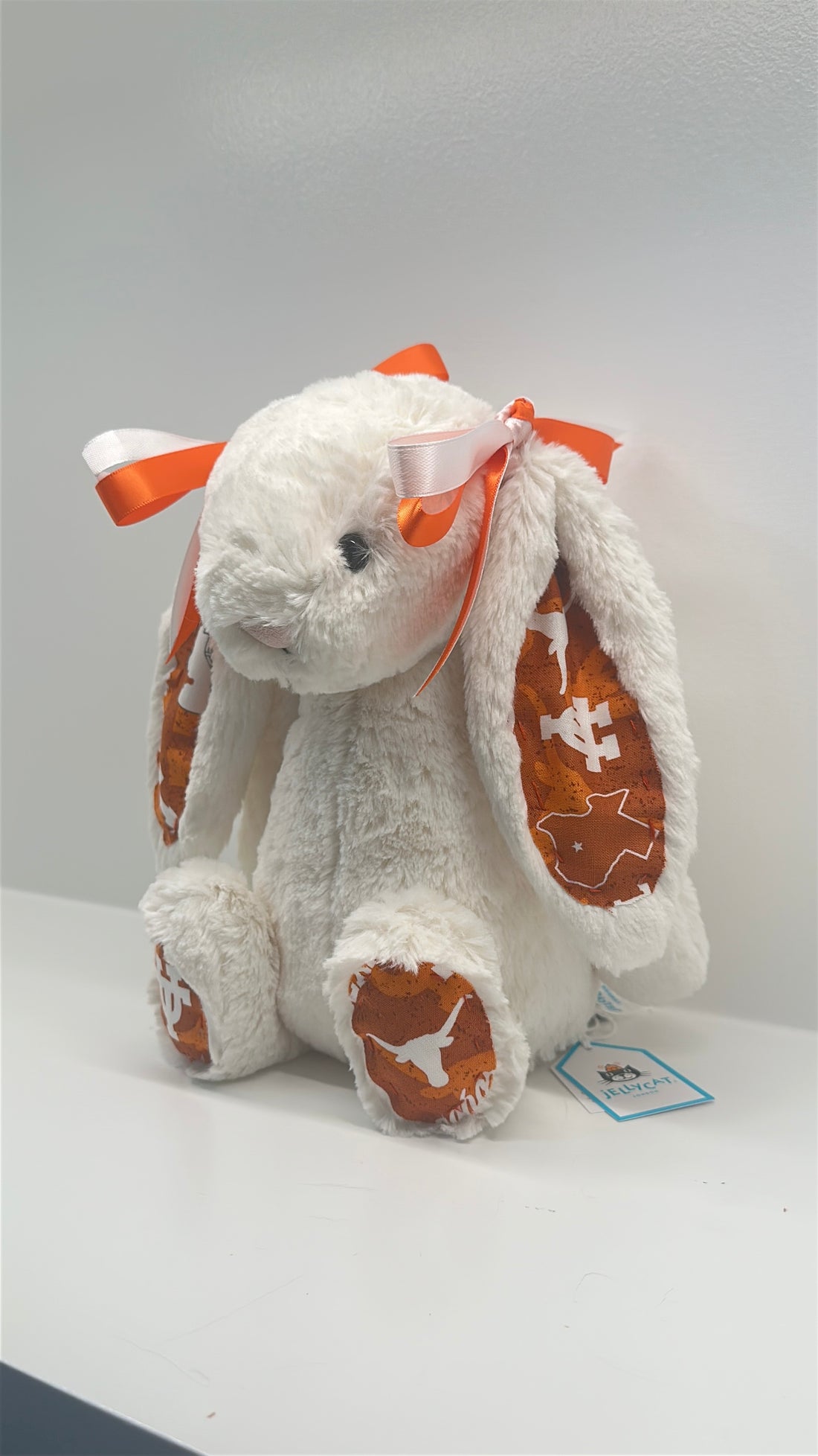 University of Texas at Austin Custom College Jellycat Bashful Bunny