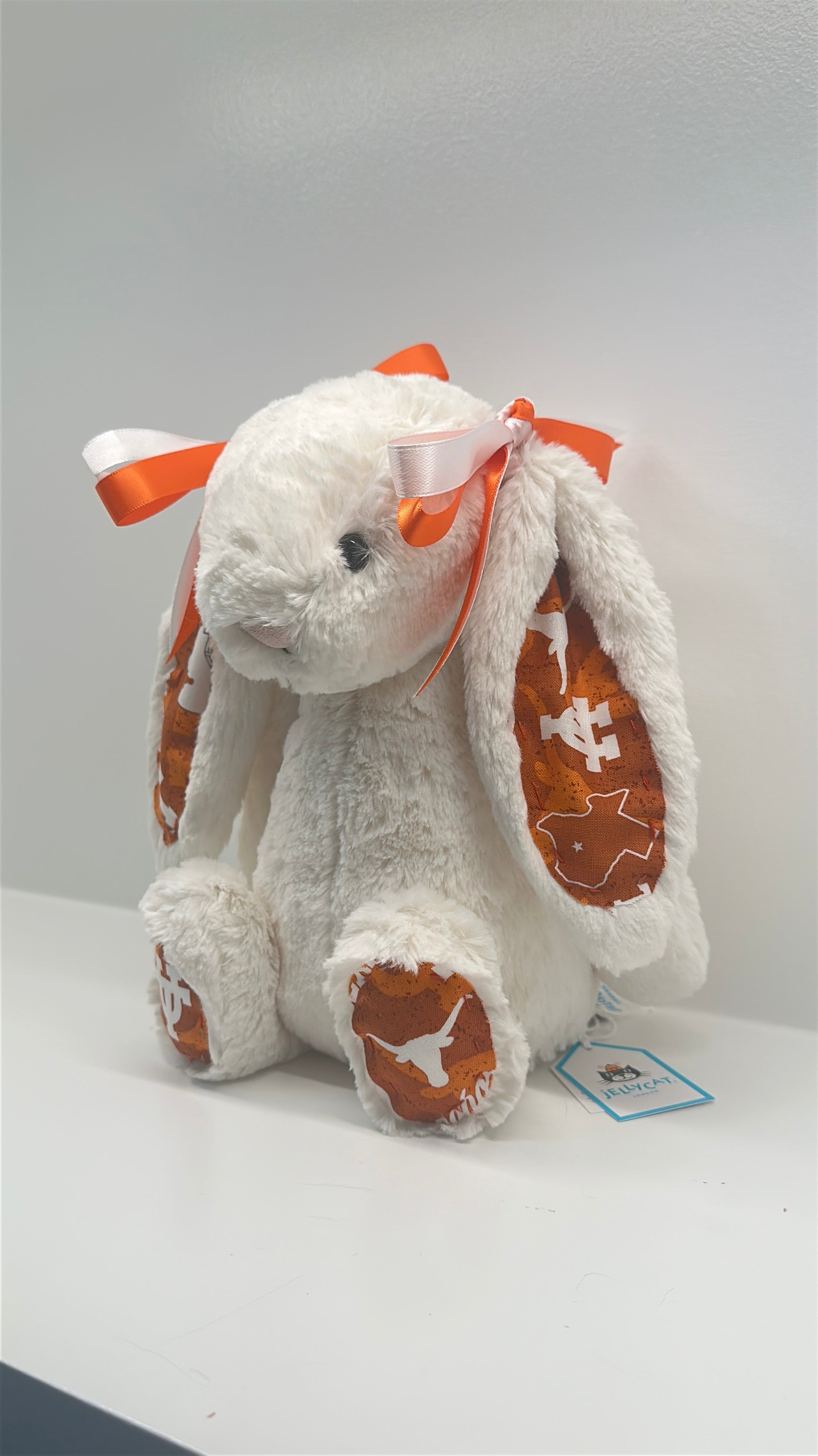 University of Texas at Austin Custom College Jellycat Bashful Bunny