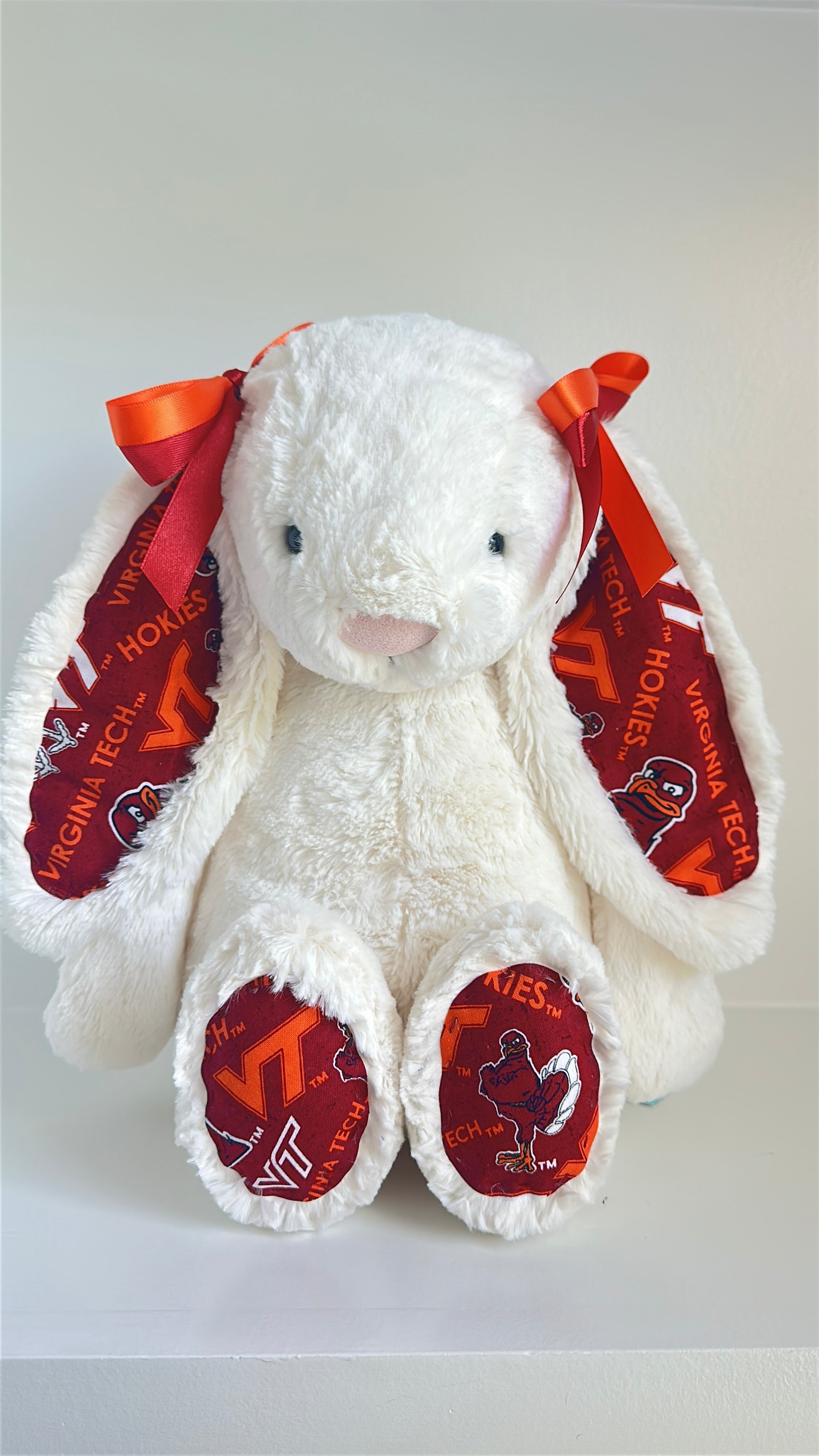 Virginia Polytechnic Institute and State University (Virginia Tech) College Jellycat Bunny