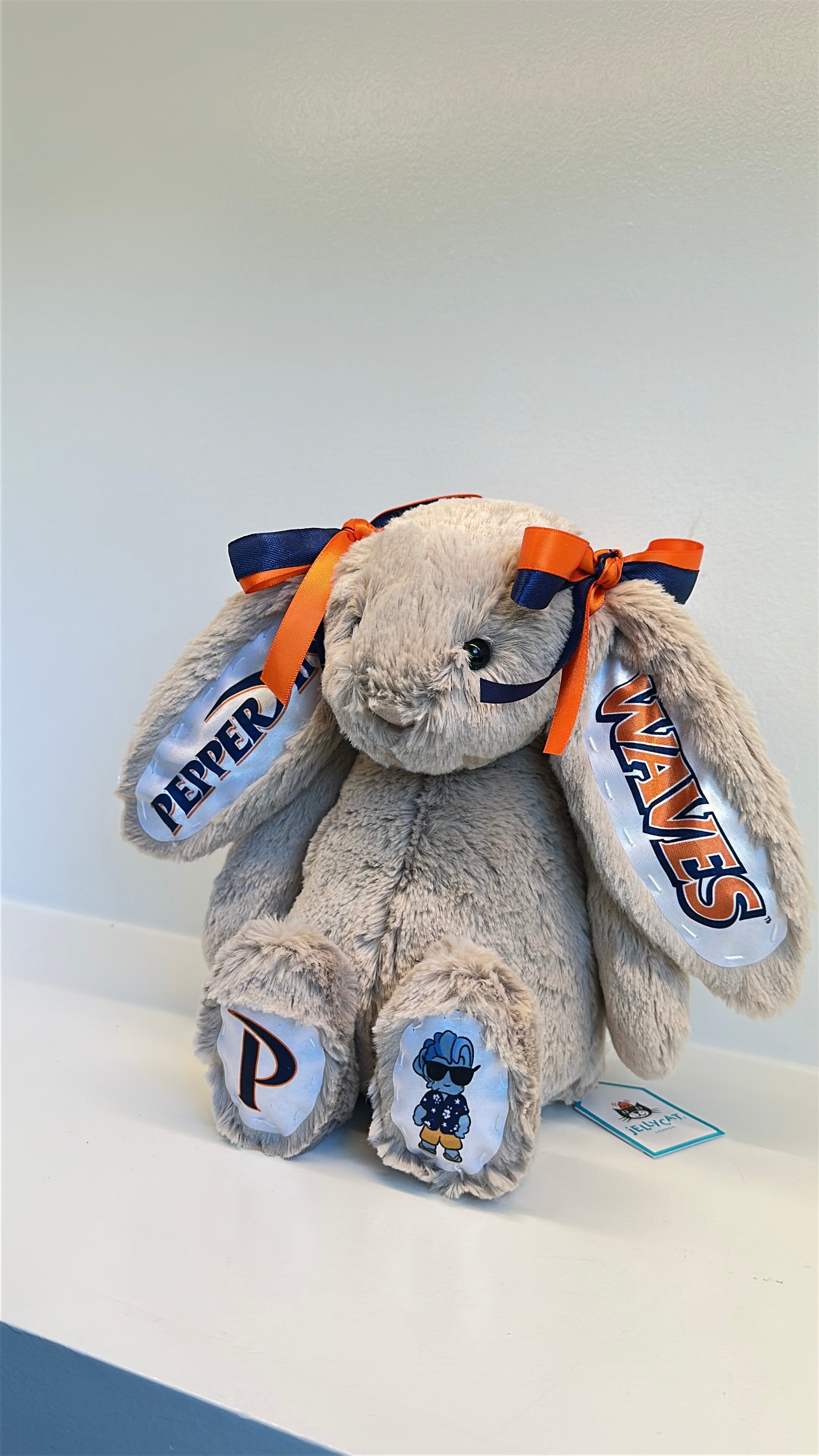 Pepperdine University Fully Custom Jellycat Bunny