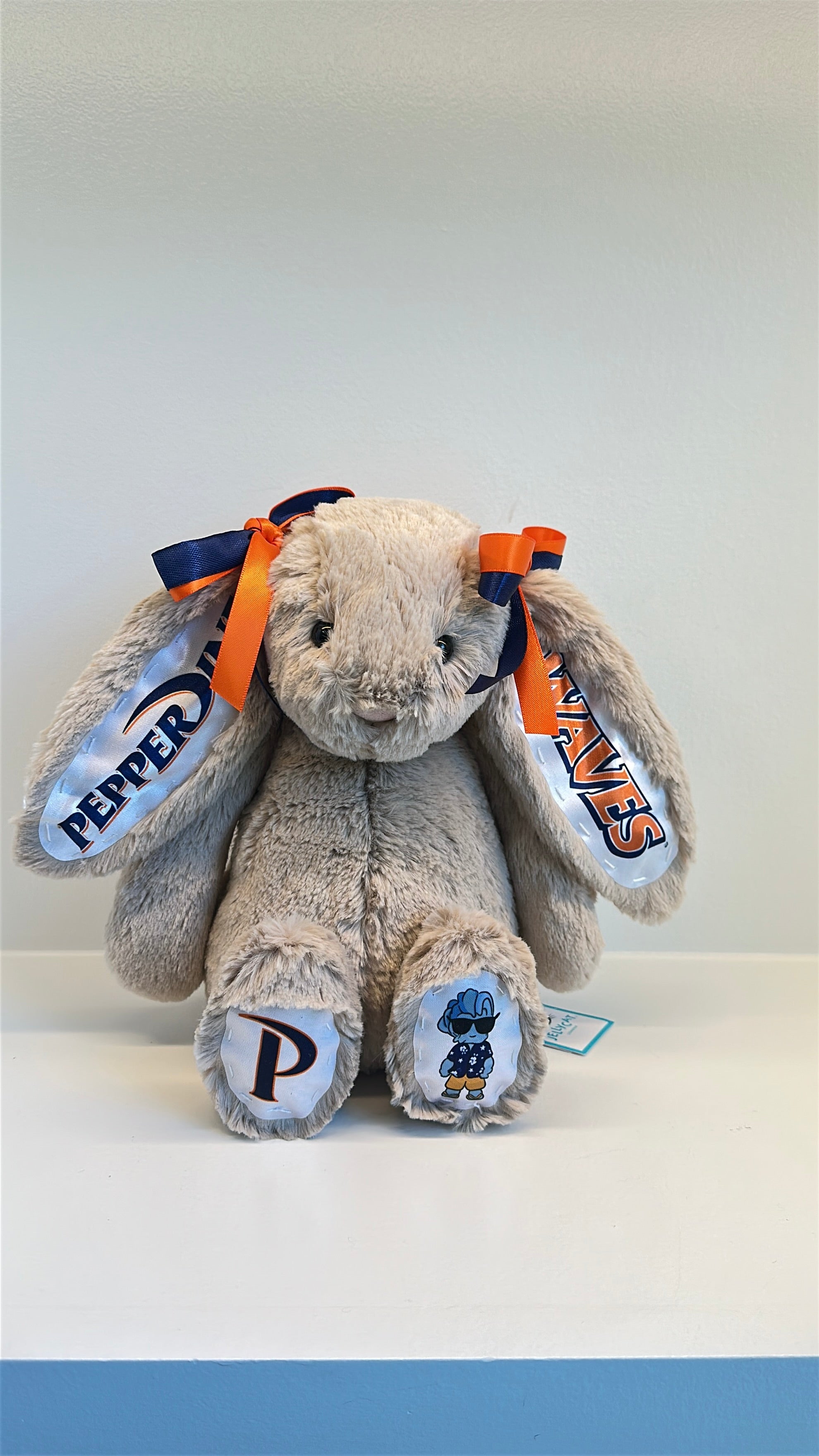 Pepperdine University Fully Custom Jellycat Bunny