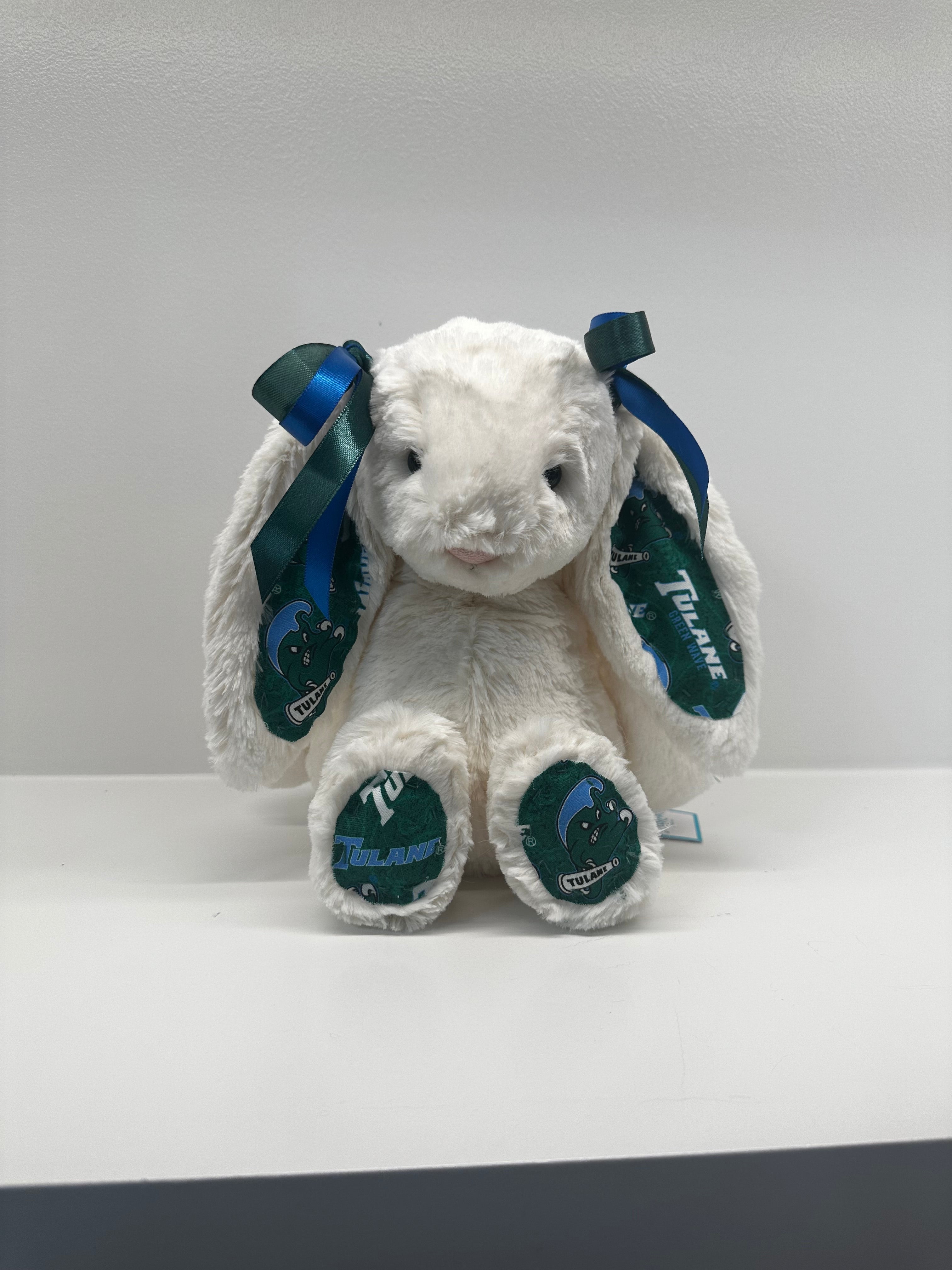 Tulane University Custom College Jellycat Bashful Bunny