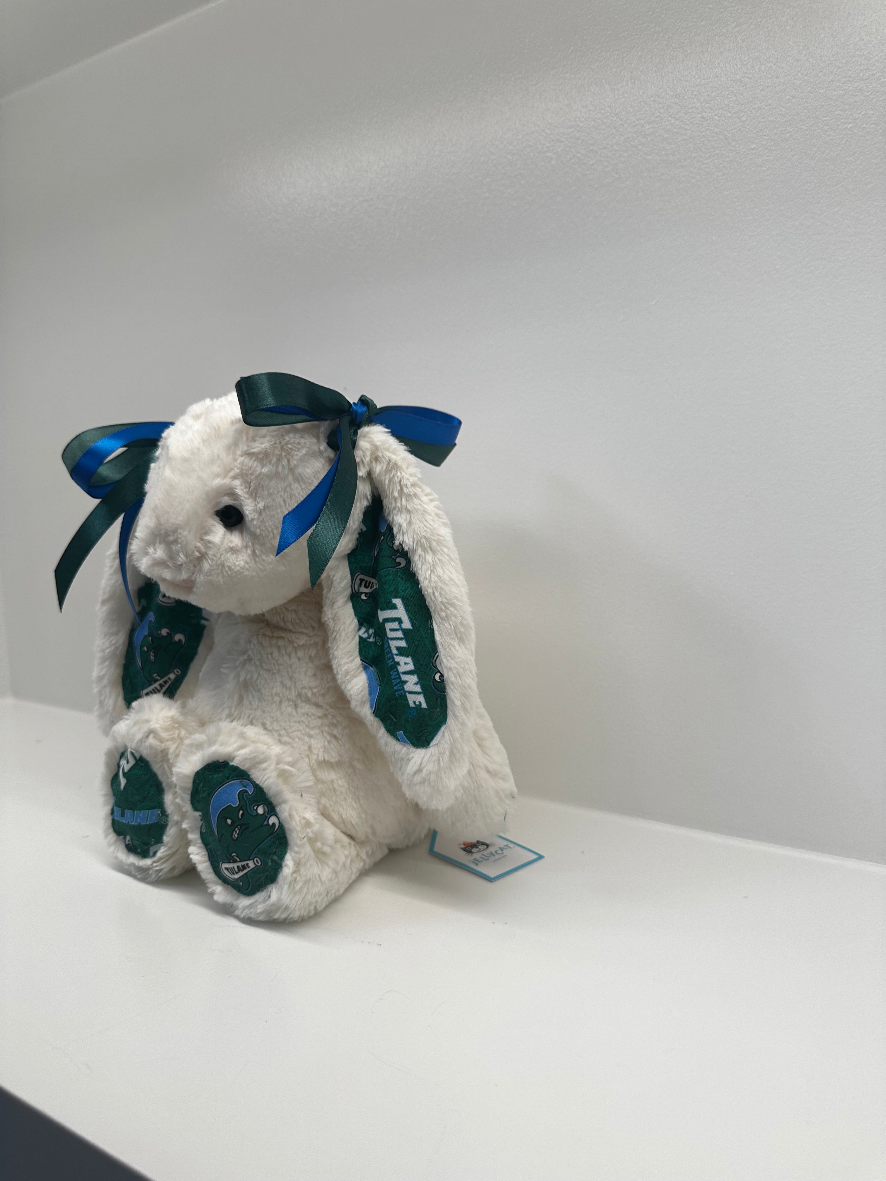 Tulane University Custom College Jellycat Bashful Bunny