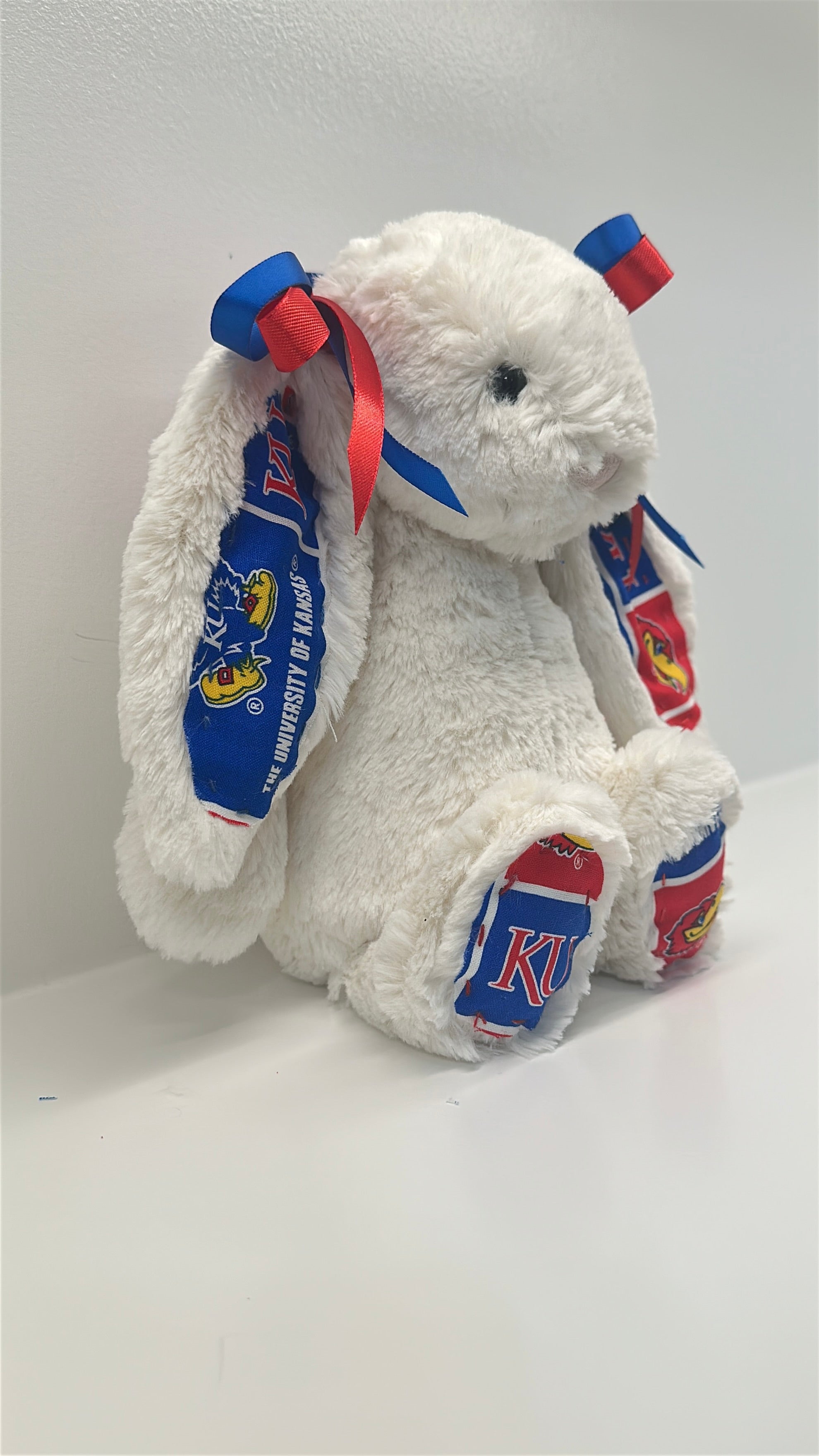 University of Kansas Custom College Jellycat Bashful Bunny