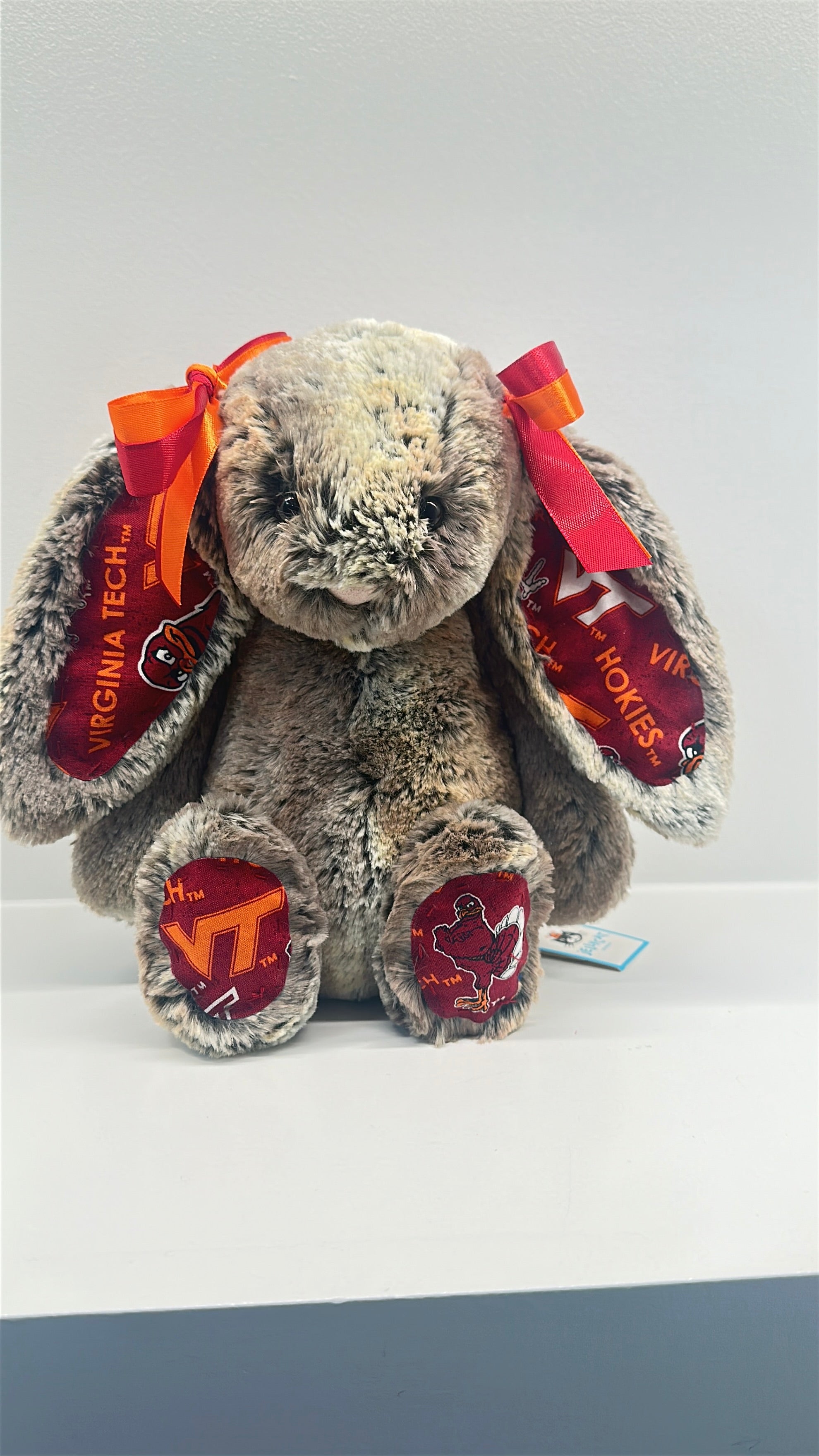 Virginia Polytechnic Institute and State University (Virginia Tech) College Jellycat Bunny