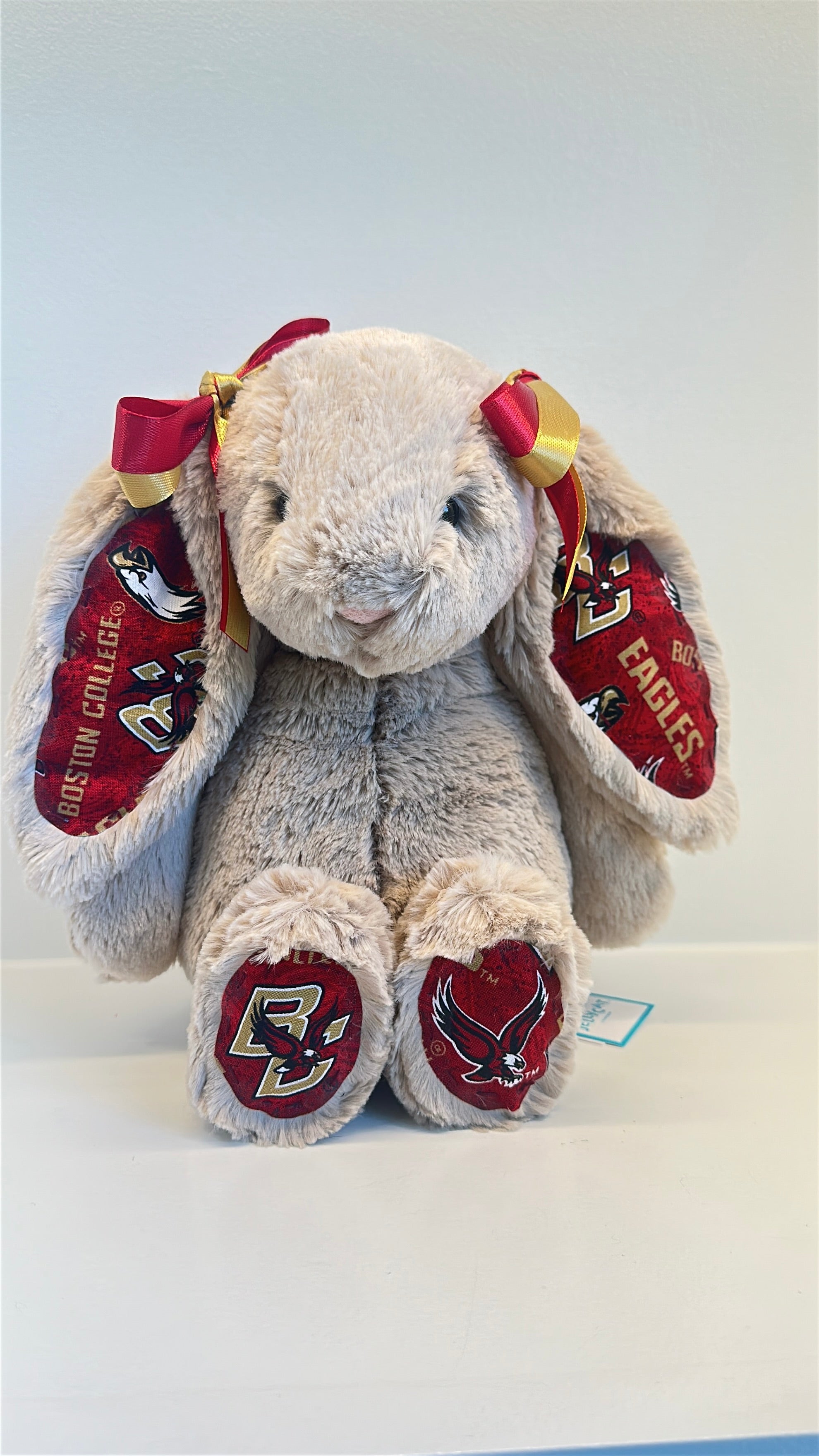 Boston College Custom College Jellycat Bashful Bunny