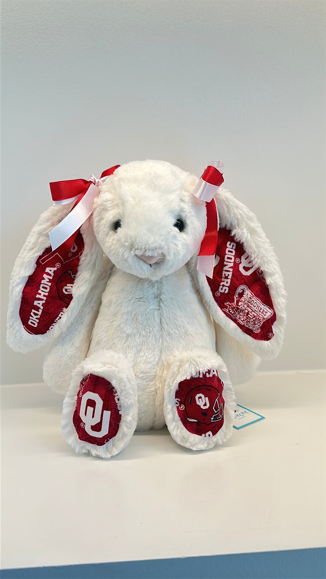 University of Oklahoma College Jellycat Bunny