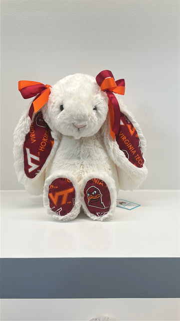 Virginia Tech Custom College Jellycat Bashful Bunny