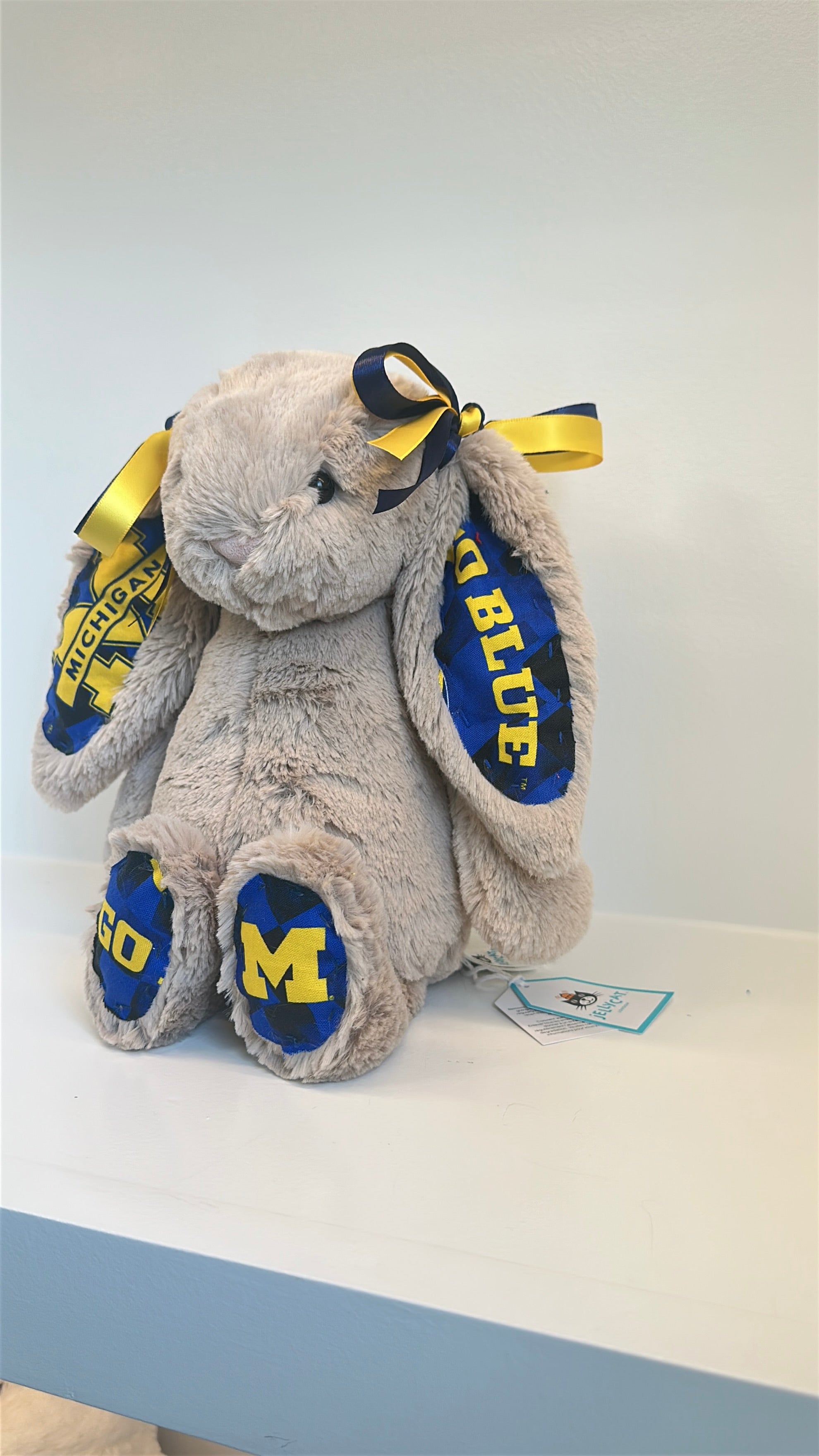 Custom College Jellycat Bashful Bunny