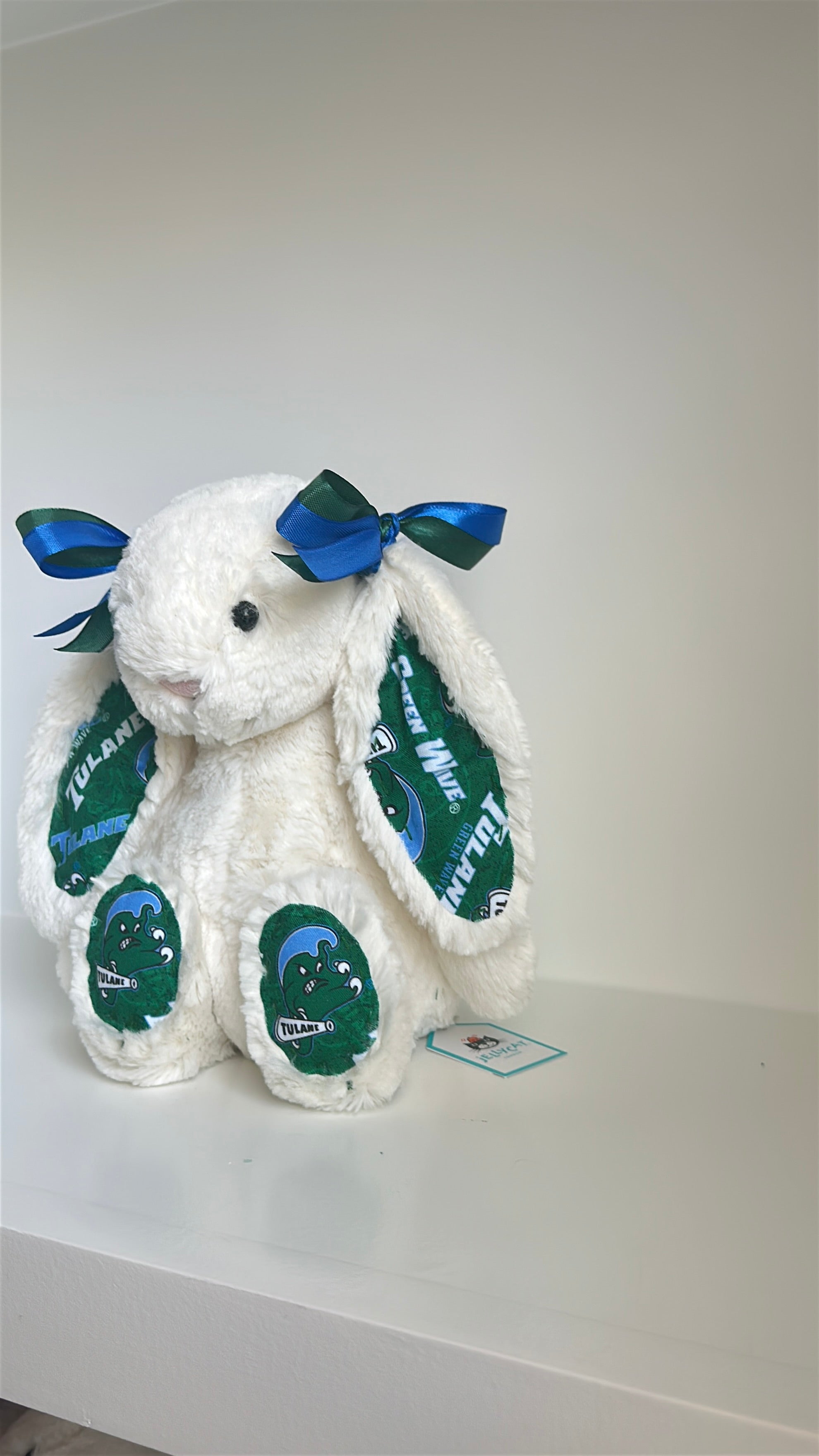 Custom College Jellycat Bashful Bunny