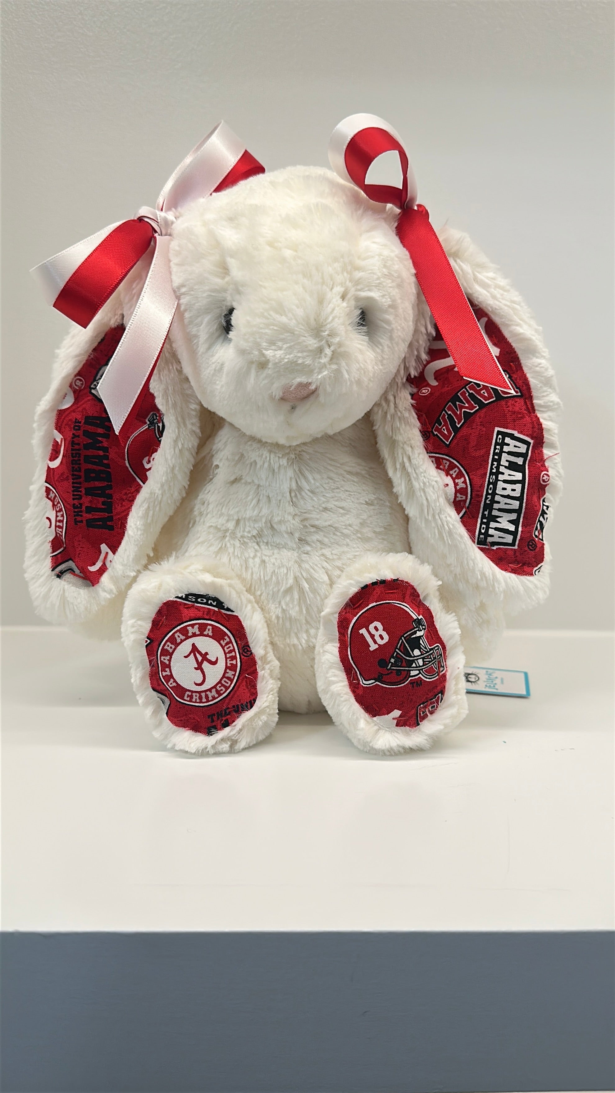 Custom College Jellycat Bashful Bunny