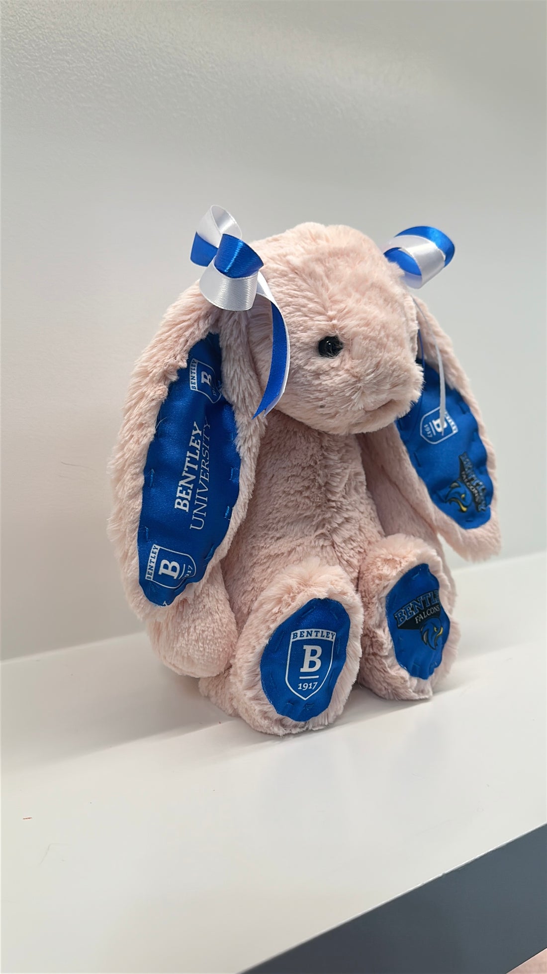 Bentley University Custom College Jellycat Bashful Bunny