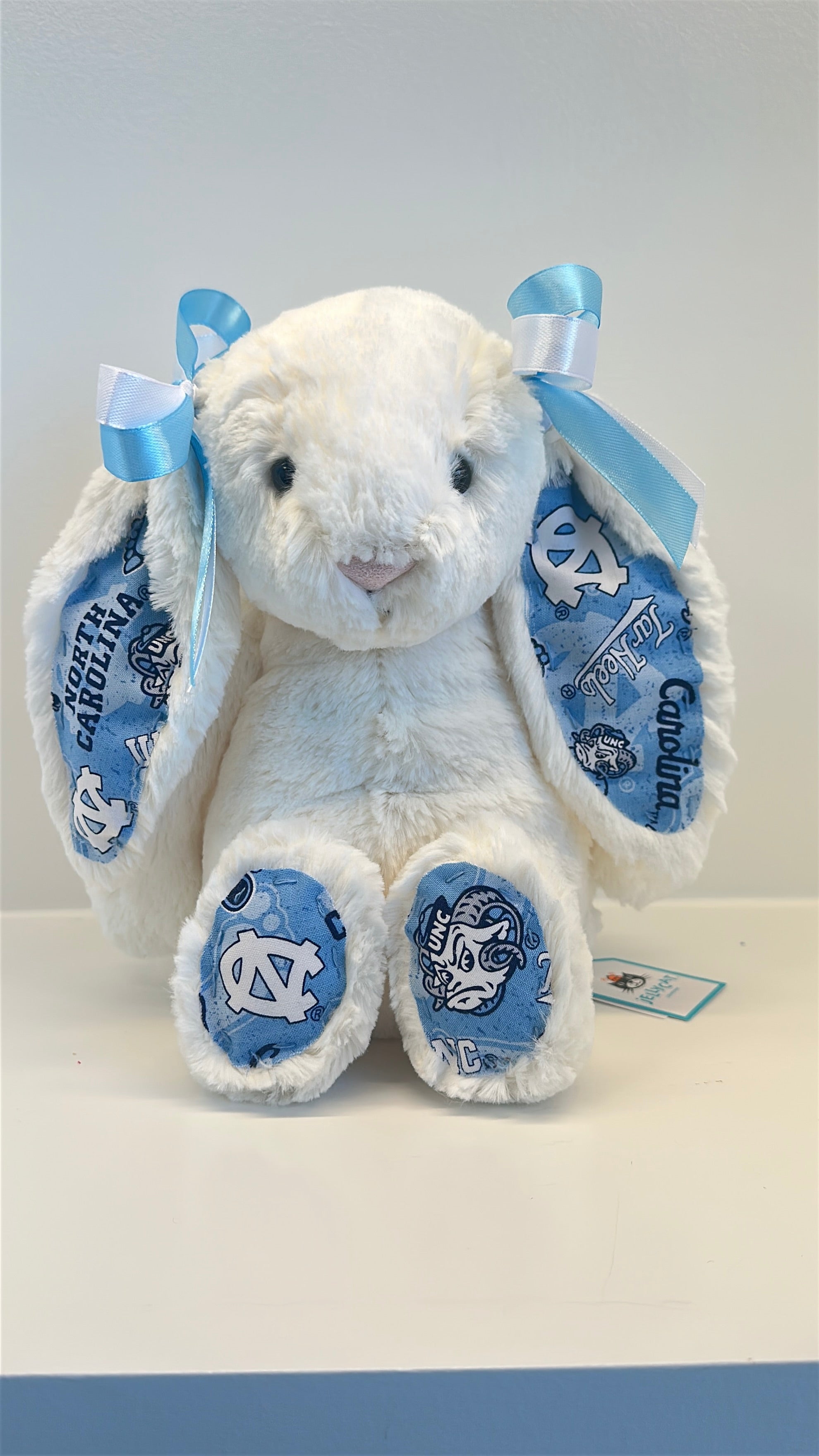 Custom College Jellycat Bashful Bunny