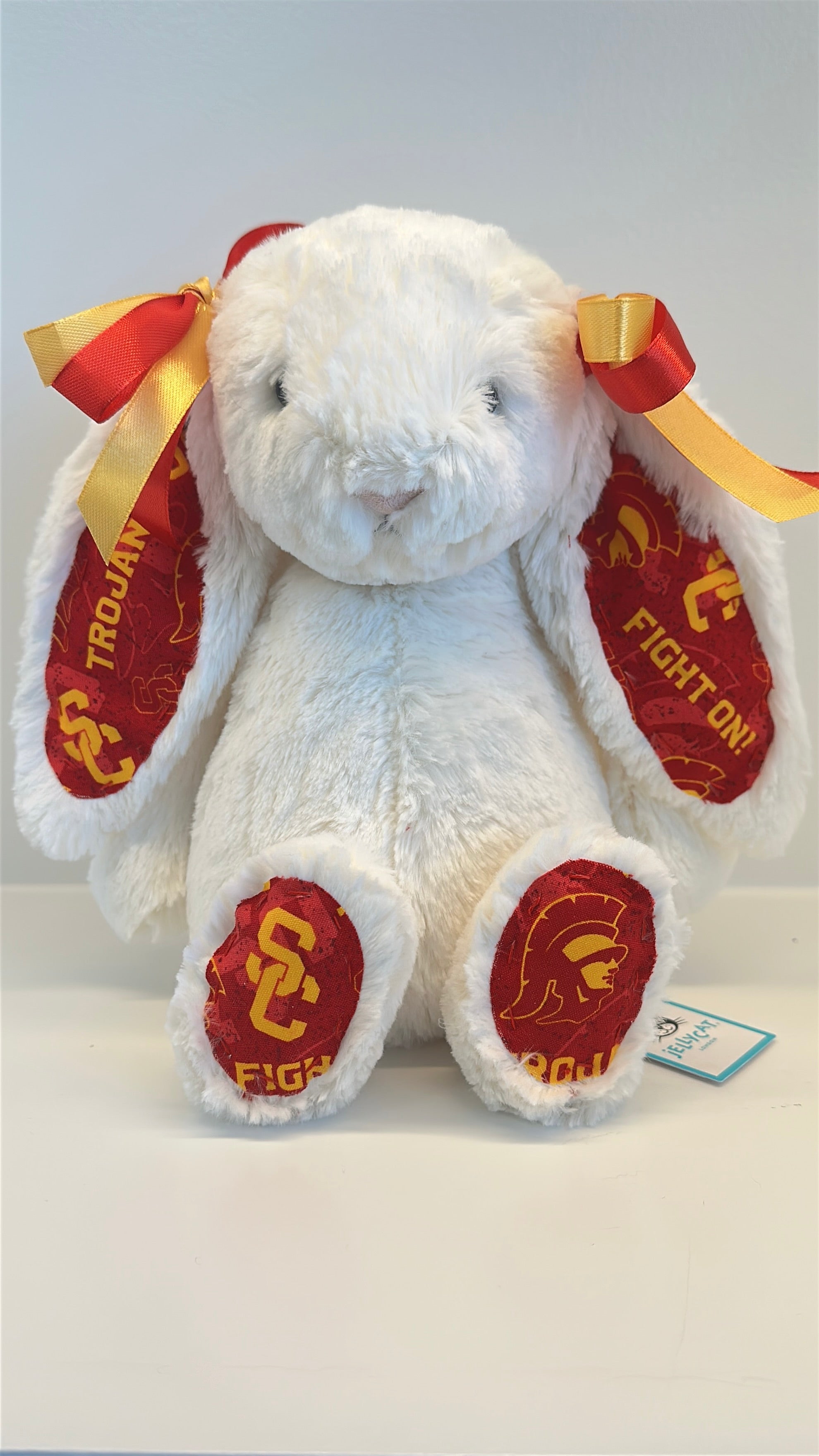 Custom College Jellycat Bashful Bunny