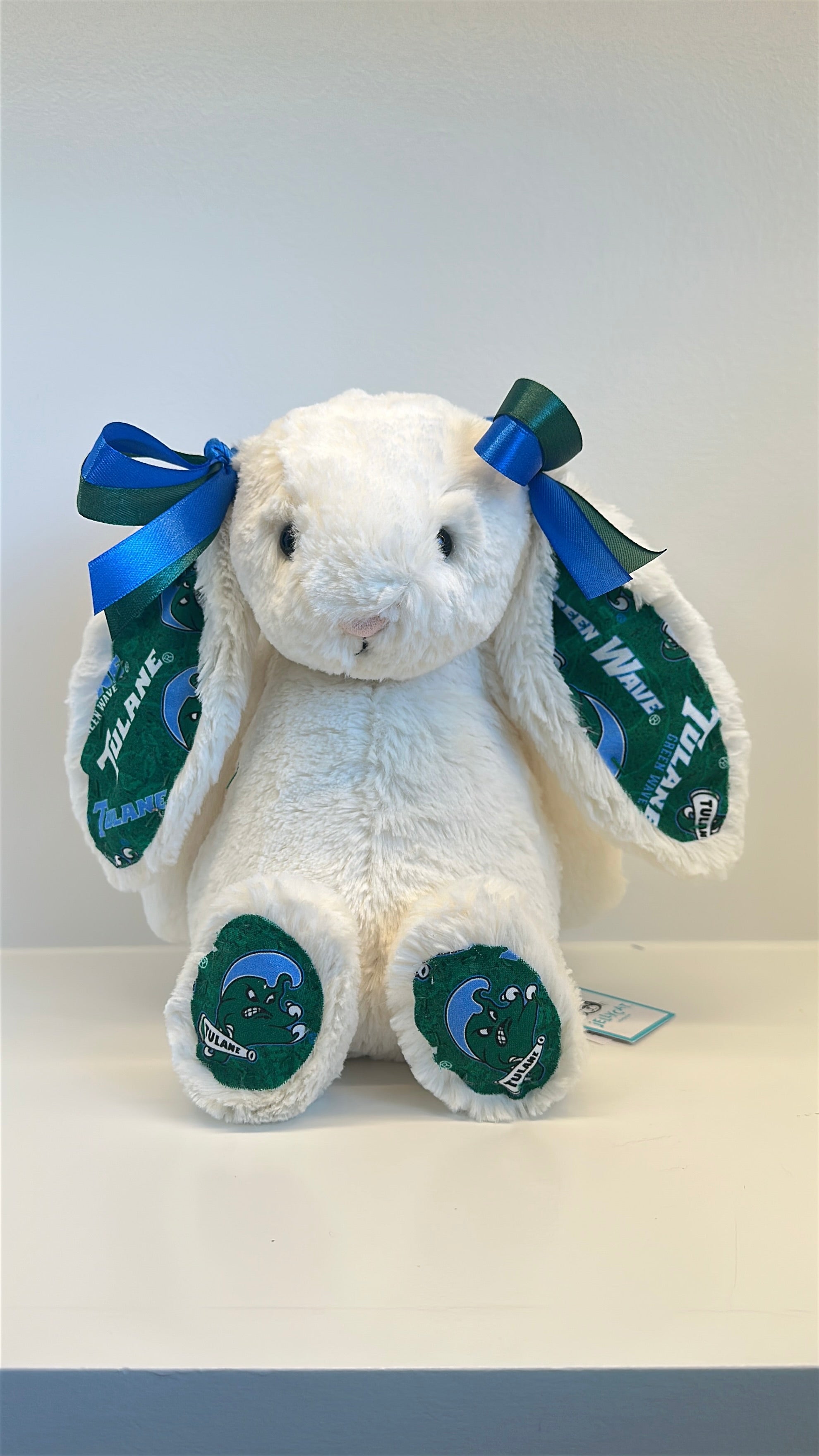 Custom College Jellycat Bashful Bunny