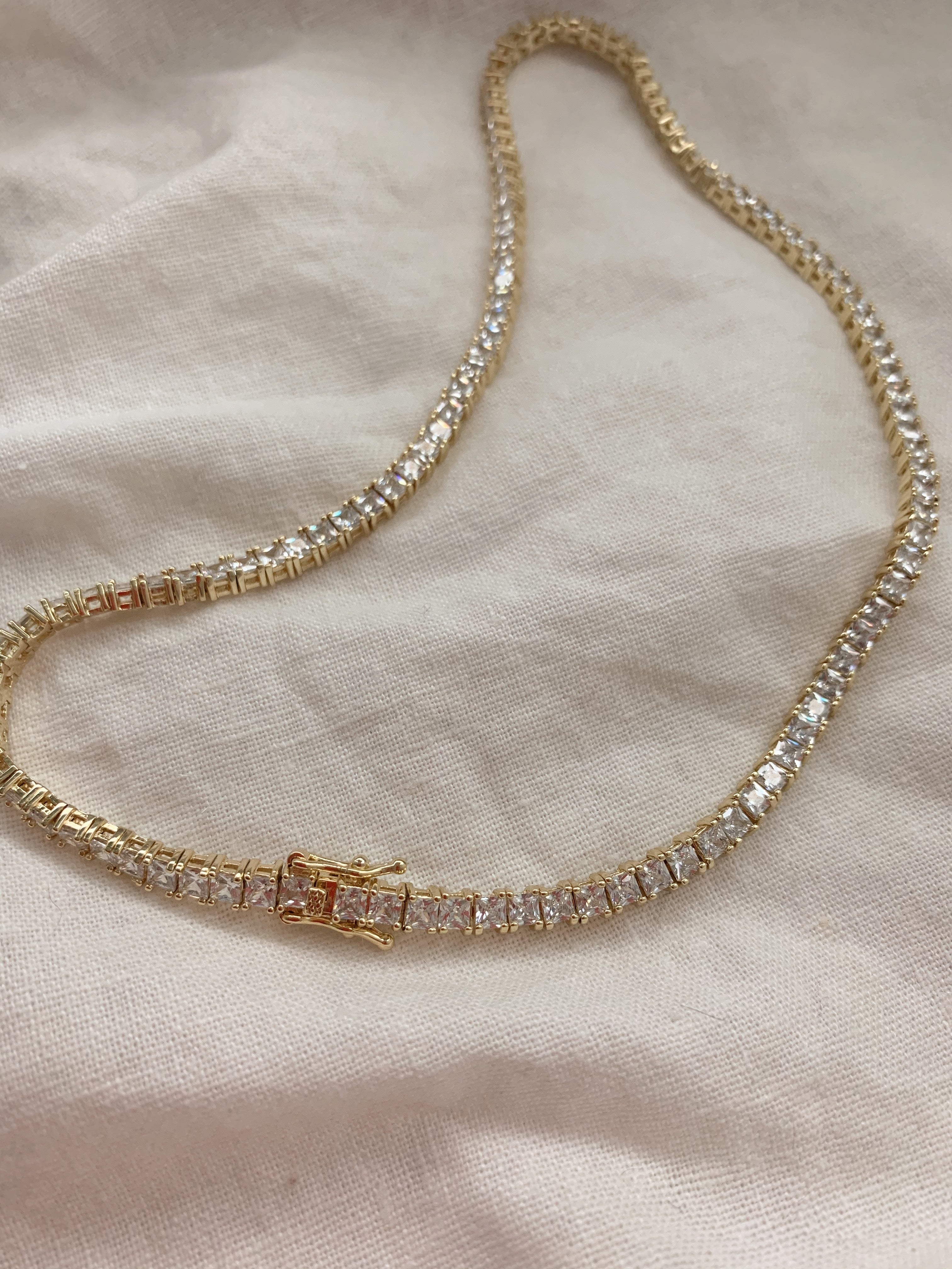 Views & Co LUXE Tennis Necklace and Bracelet Set