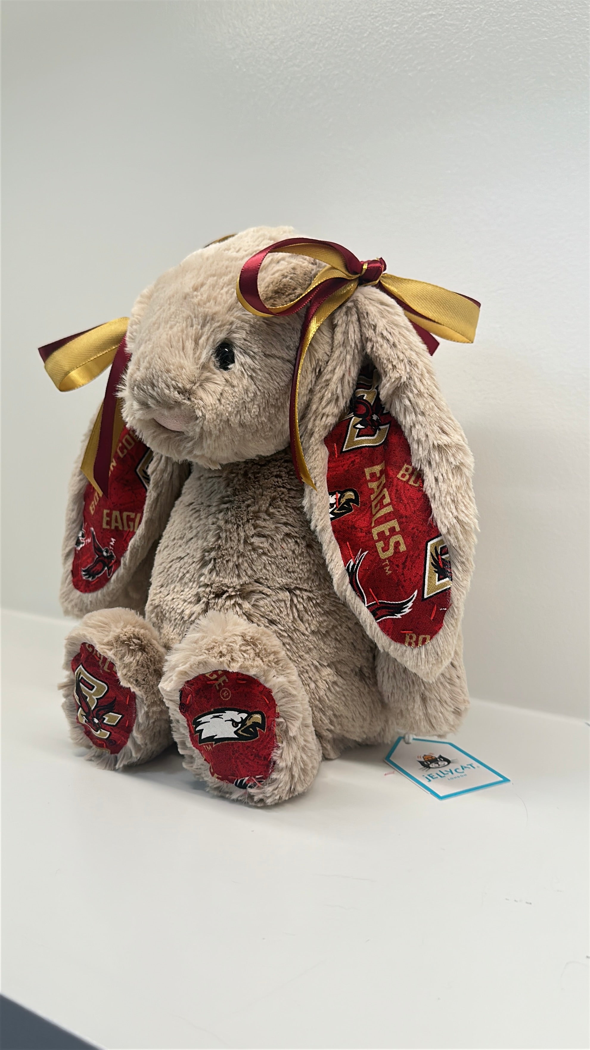 Boston College Custom College Jellycat Bashful Bunny