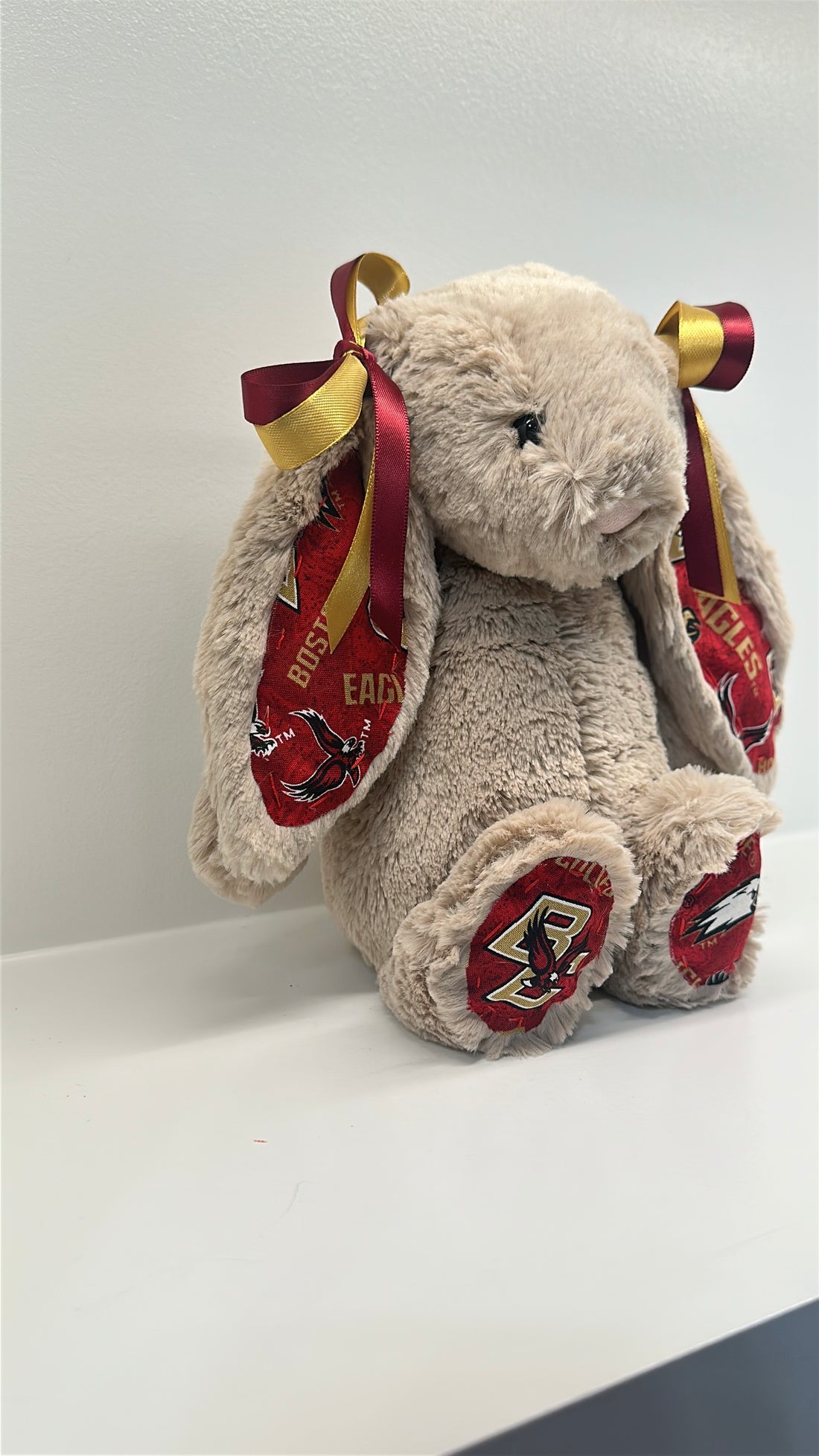 Boston College Custom College Jellycat Bashful Bunny