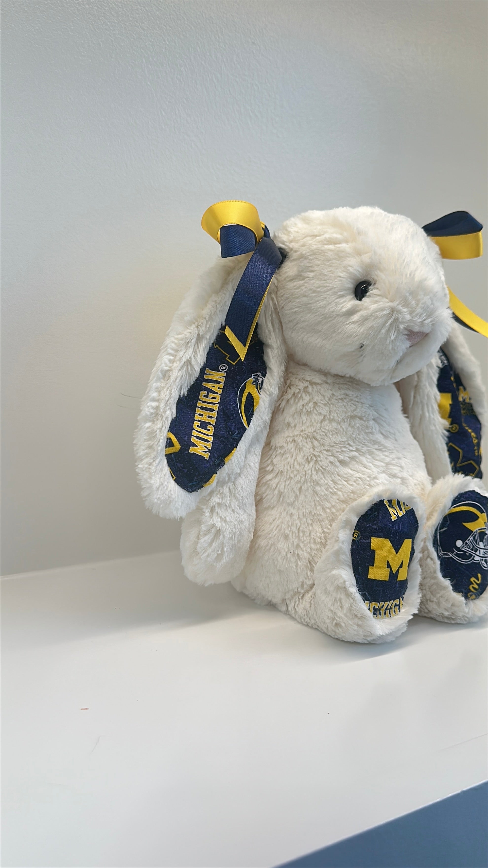 University of Michigan Custom College Jellycat Bashful Bunny