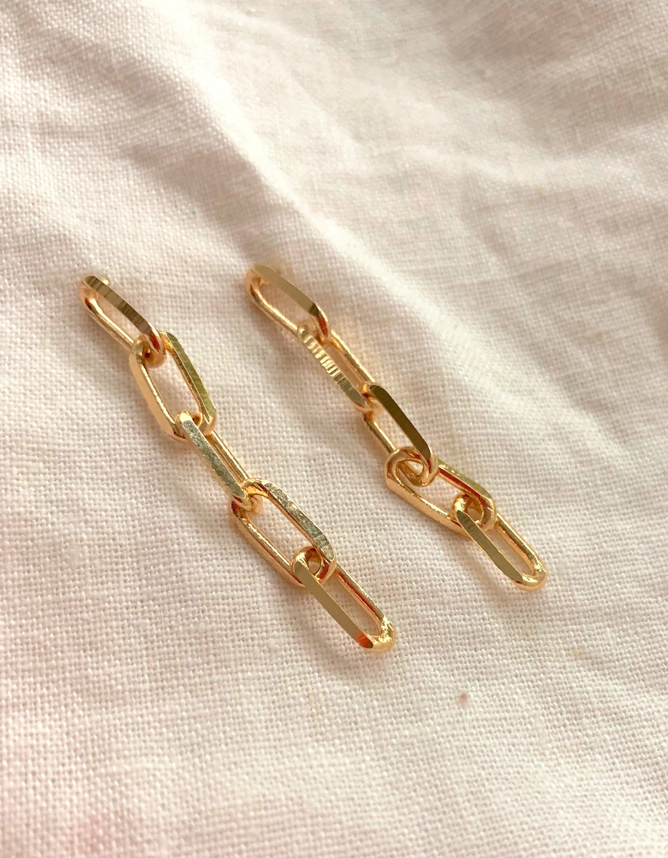 Views & Co. PaperClip Link Earrings