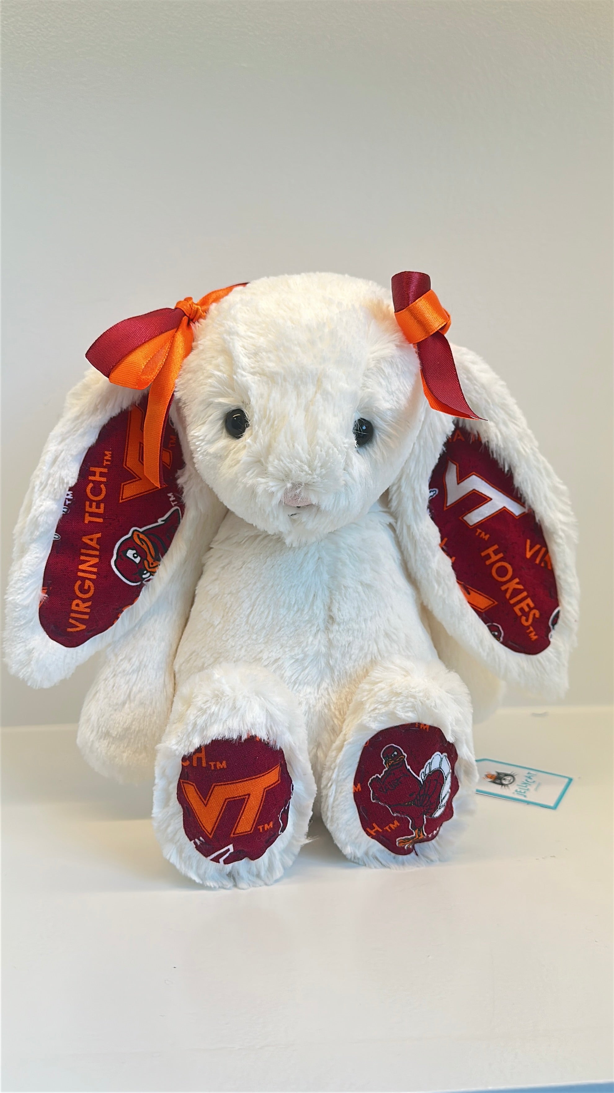 Virginia Polytechnic Institute and State University (Virginia Tech) College Jellycat Bunny
