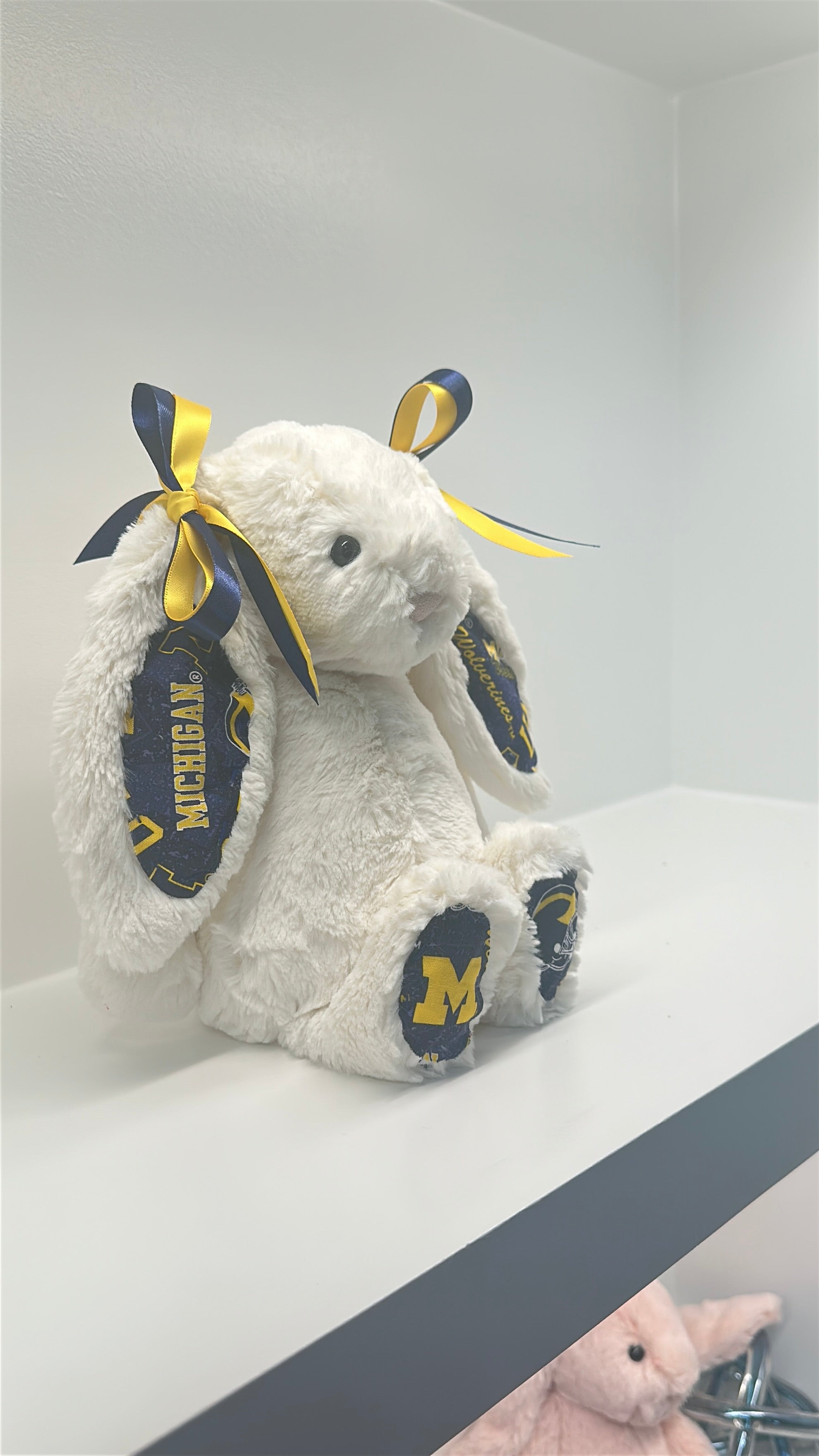 University of Michigan Custom College Jellycat Bashful Bunny