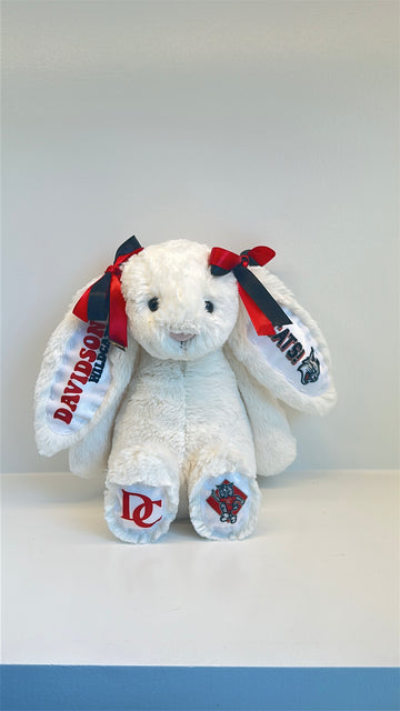 Davidson College Fully Custom Jellycat Bunny