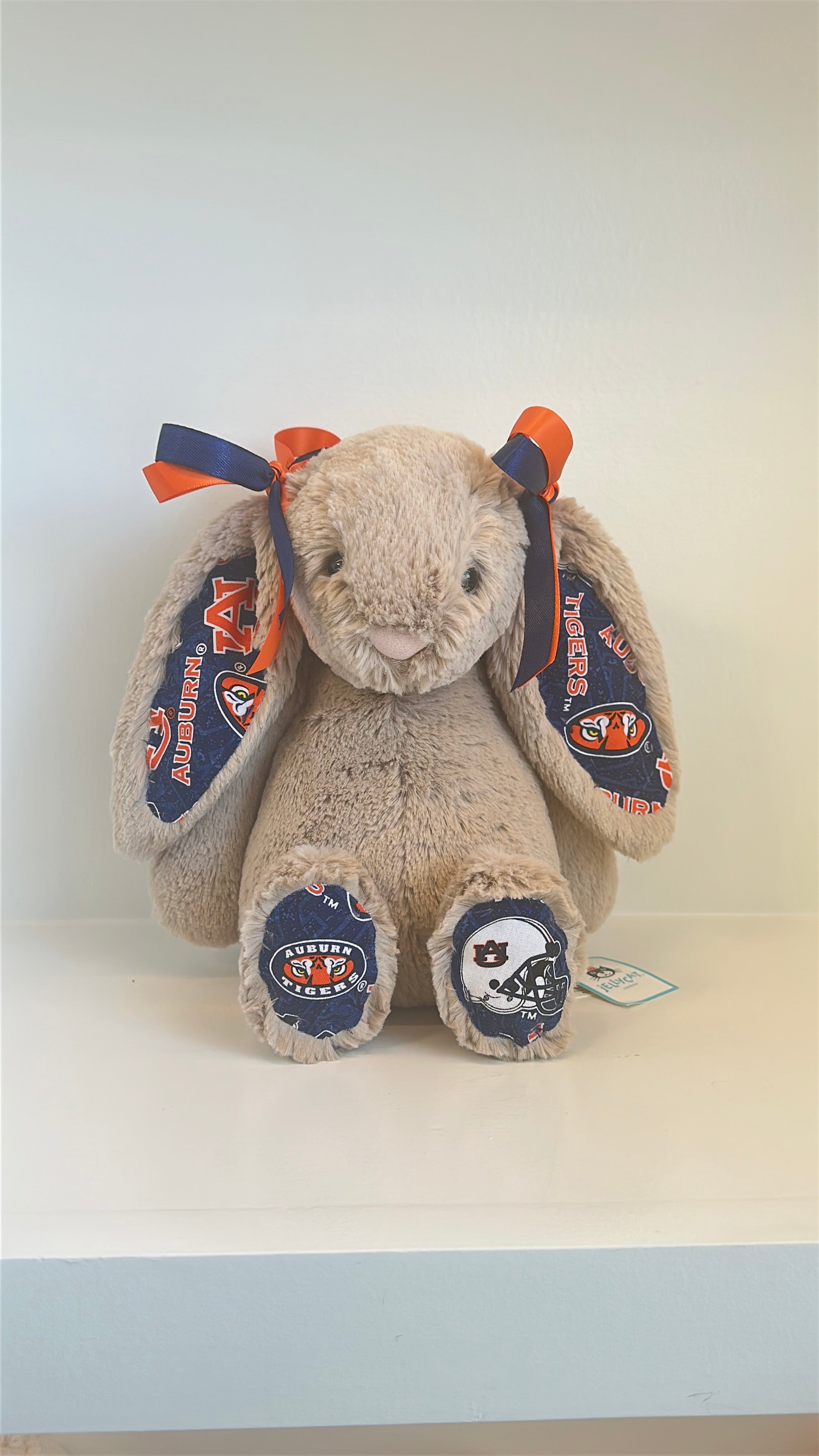 Custom College Jellycat Bashful Bunny