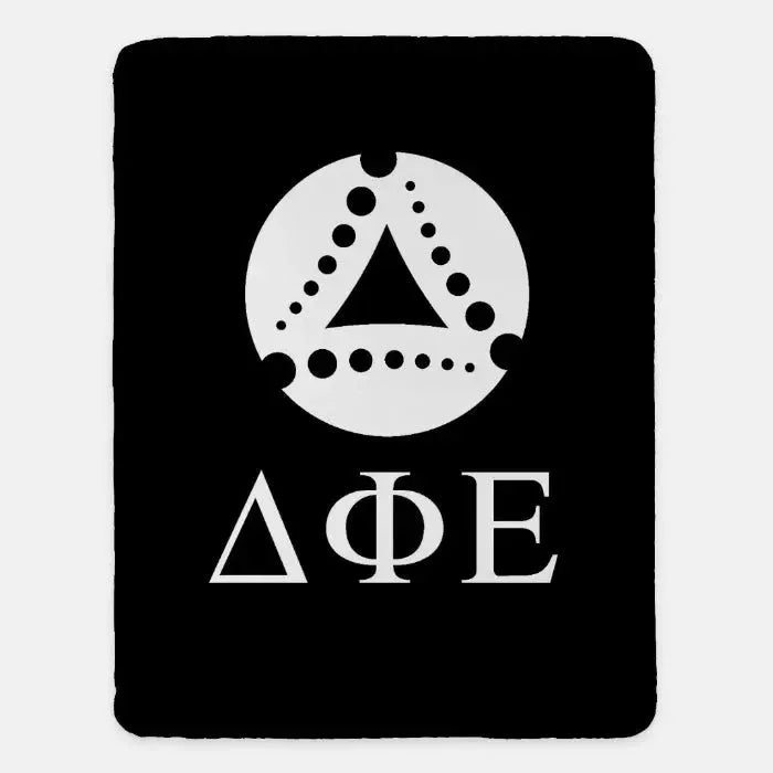 Delta Phi Epsilon Sherpa Blanket XL 60x80 Throw Blanket