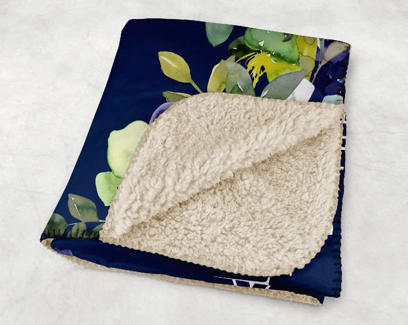 Alpha Delta Pi XL 60x80 Sherpa Throw Blanket - Violet Frame