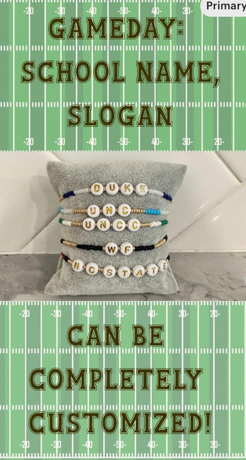 Handmade GameDay Bracelets