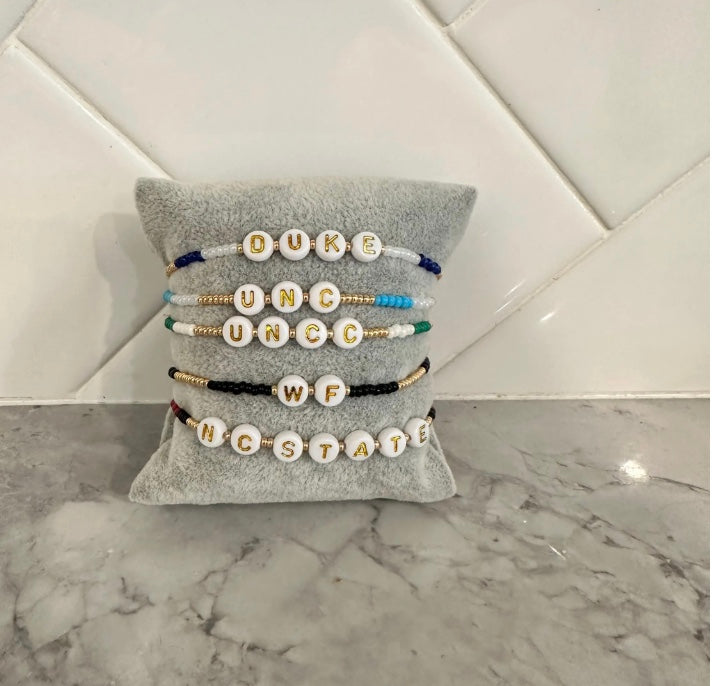 Handmade GameDay Bracelets