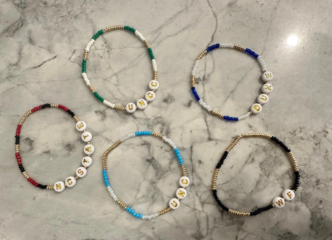 Handmade GameDay Bracelets