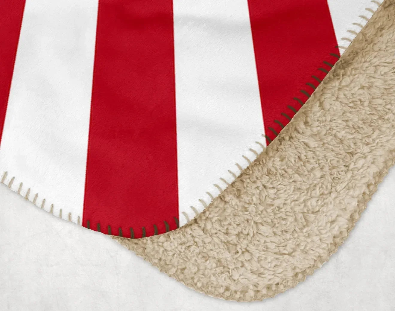 Alpha Omicron Pi XL 60x80 Sherpa Blanket - Starburst